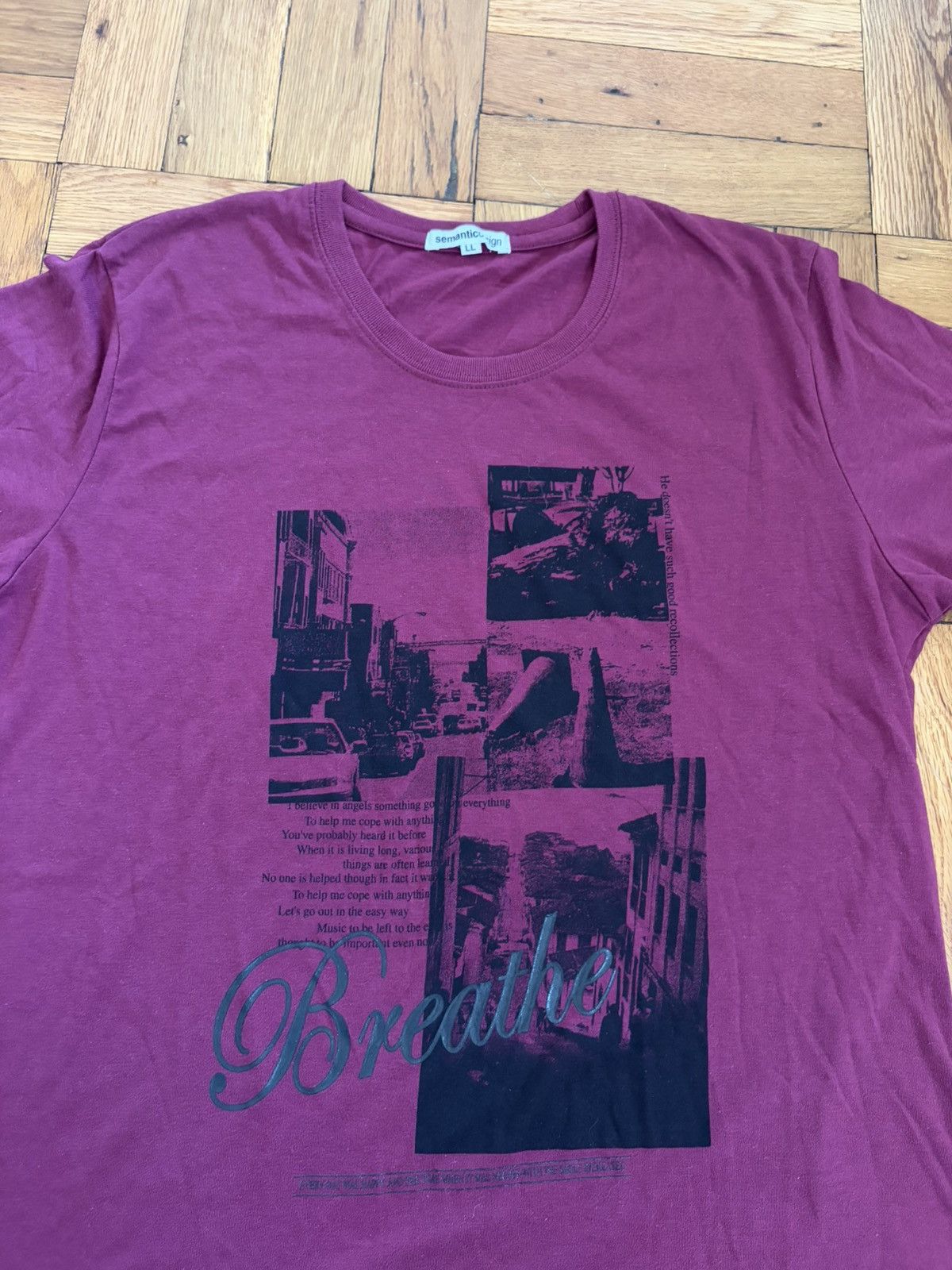 semanticdesign Semantic Design “Breathe” Graphic Tee Size US L / EU 52-54 / 3 - 2 Thumbnail