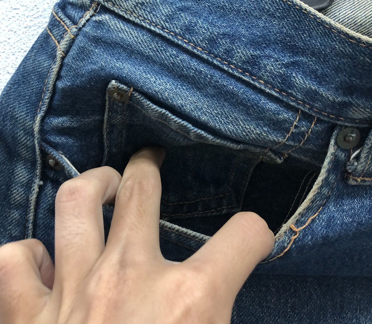 Vintage Vintage Beams Denim Pants Size US 29 - 6 Thumbnail