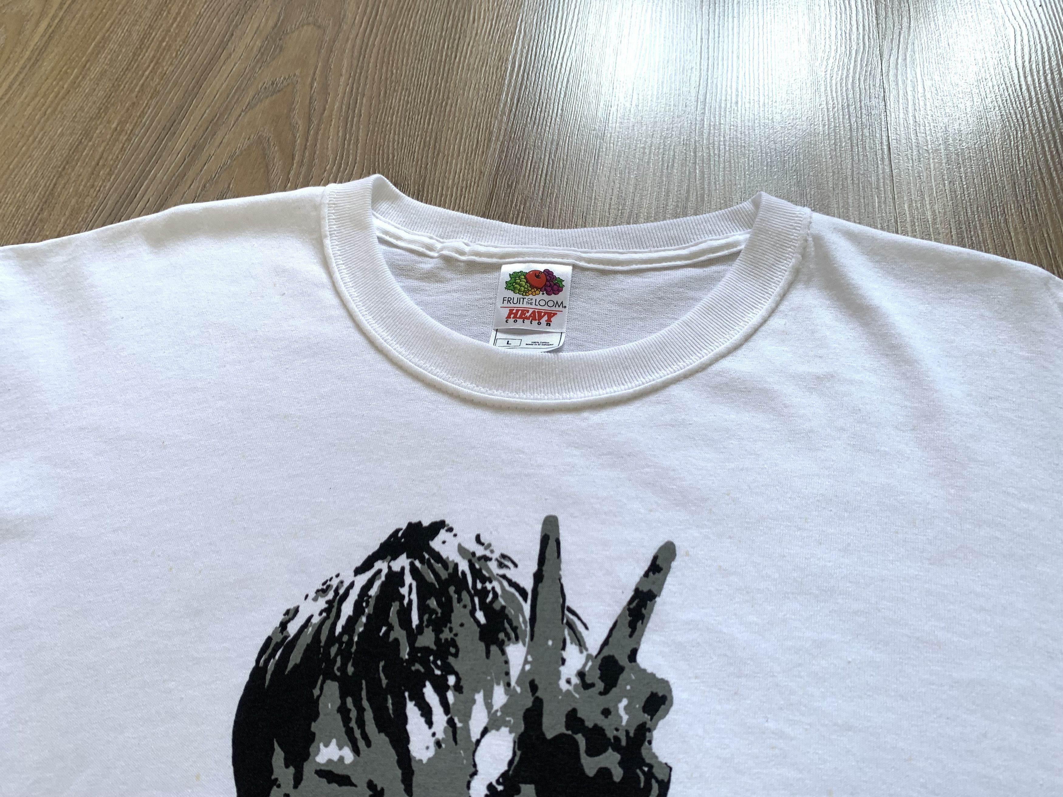 Fruit Of The Loom Rare Rebel Without A Cause Vintage Printed T Shirt Size US L / EU 52-54 / 3 - 5 Thumbnail
