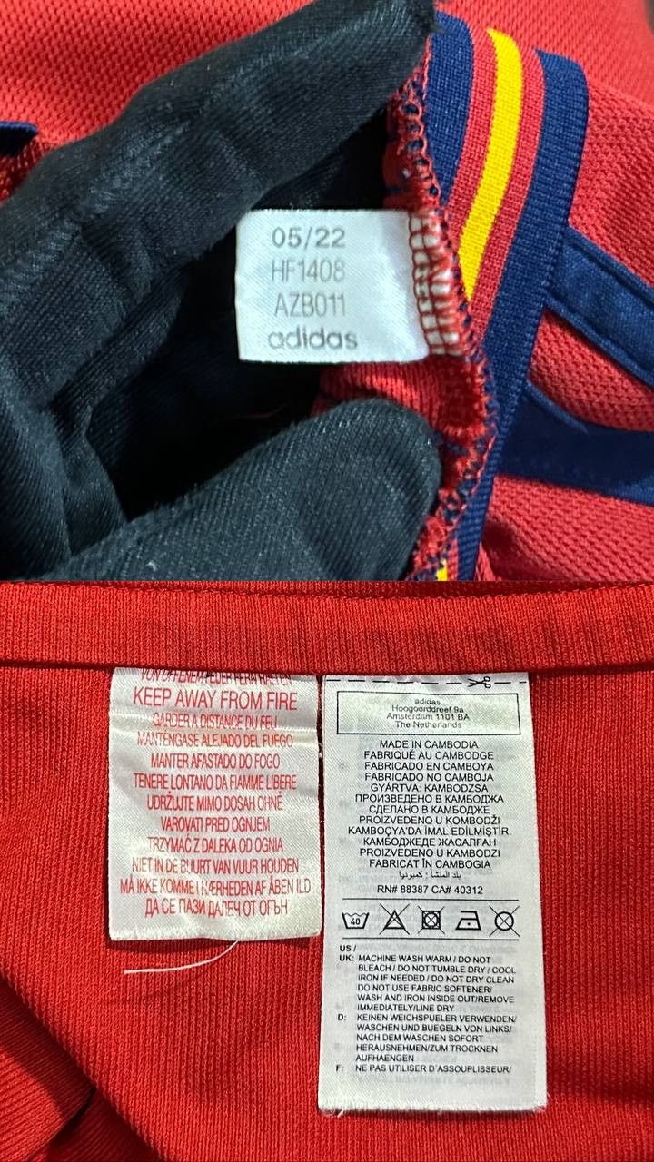 Adidas Spain Team Home 2022 2023 Adidas Jersey Football Shirt Young Size US XXS / EU 40 - 8 Thumbnail