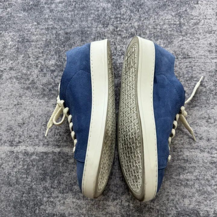 Louis Vuitton Louis Vuitton Blue White Low-Top Sneakers for Men -2508 Size US 10.5 / EU 43-44 - 5 Thumbnail