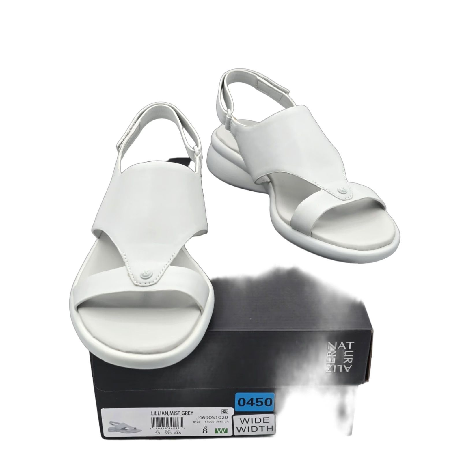 Naturalizer Naturalizer Lillian Slingback Sandal Mist Grey 8 WIDE Women Shoes Womens Sandal NIB Size US 8 / IT 38 - 1 Thumbnail