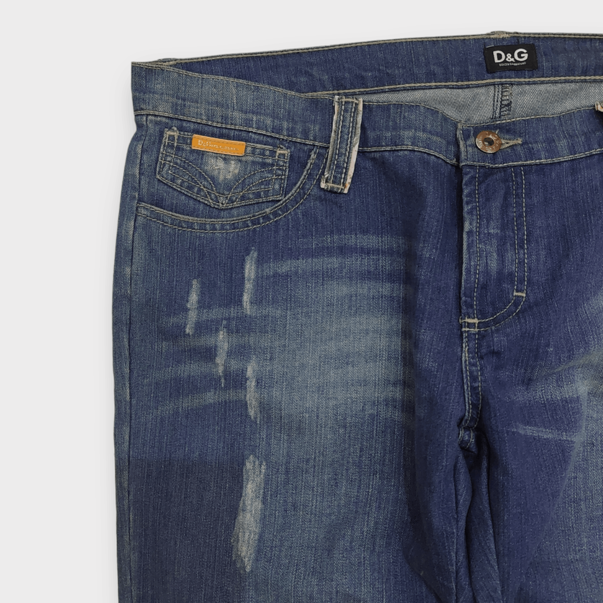 Dolce & Gabbana Dolce & Gabbana Love Logo Pocket Jeans Size 34" / US 12 / IT 48 - 7 Thumbnail