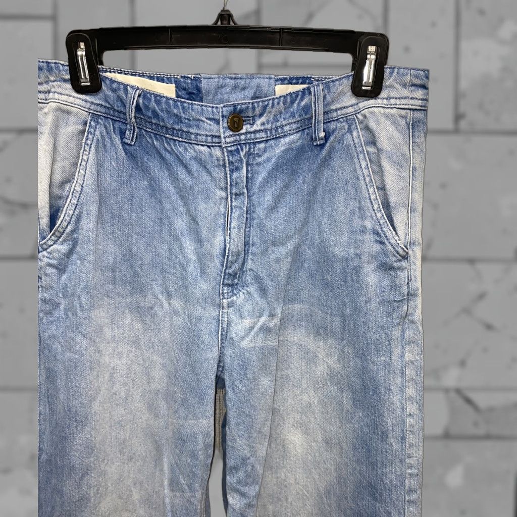 Vintage Pilcro And The Letterpress Jeans Zip Fly Womens 28 Blue Denim Cotton Blend 25 Inseam Regular Size 28 Women Size 24" / US 00 / IT 34 - 1 Thumbnail
