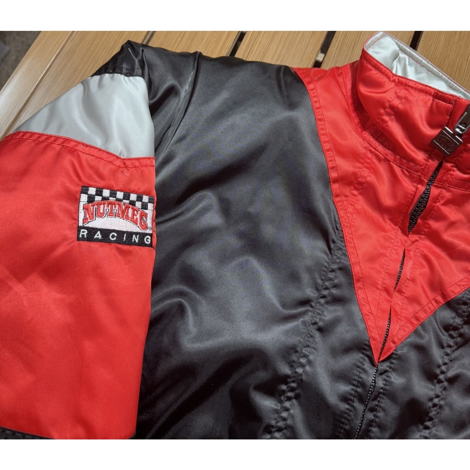 Nutmeg Vintage Nutmeg NASCAR Dale Earnhardt #3 Puffer Jacket Large Size US L / EU 52-54 / 3 - 3 Thumbnail