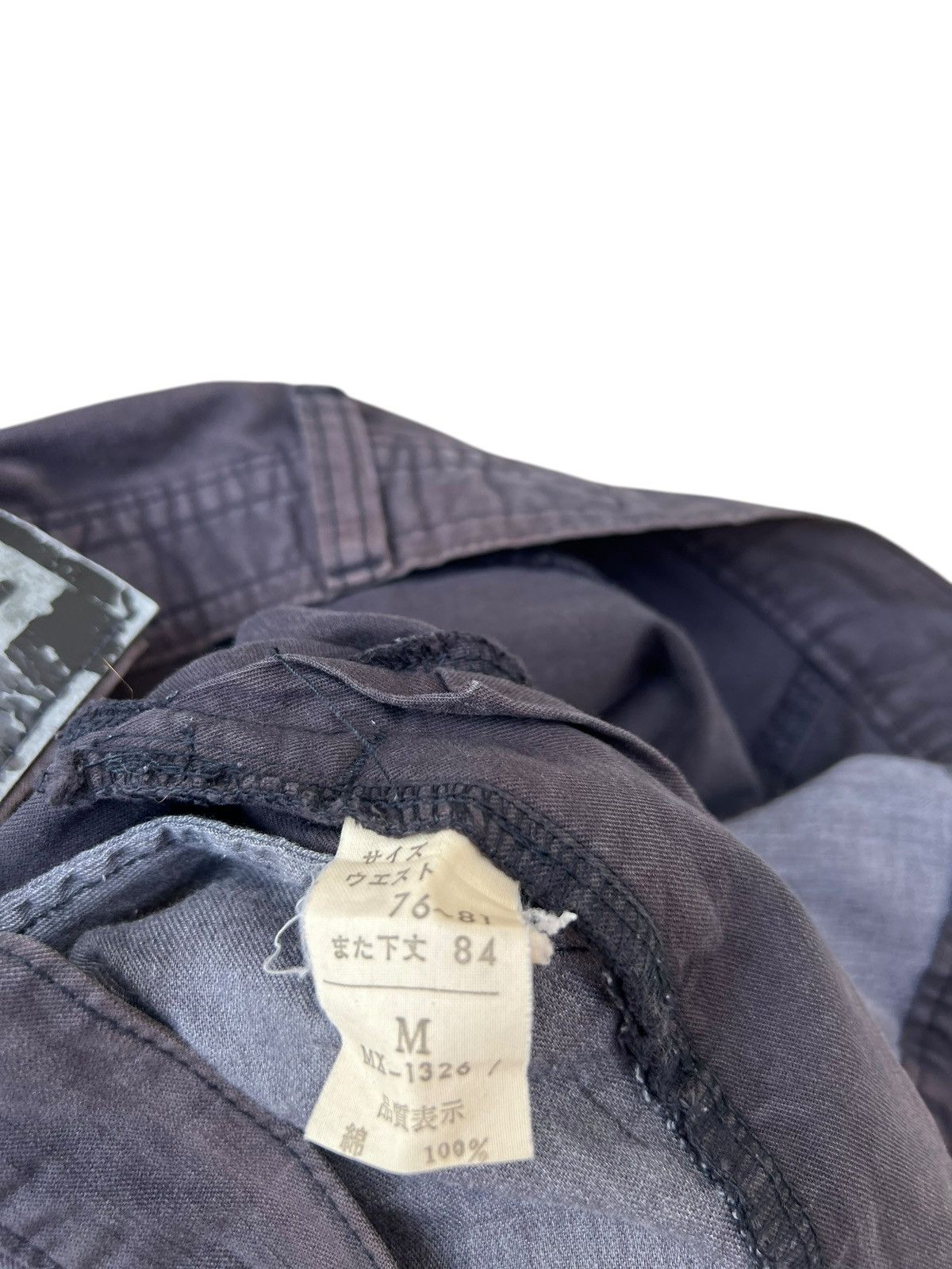 Marithe + Francois Girbaud Vintage 90s Marithe Francois Girbaud Faded Black Baggy Pant Size US 31 - 24 Thumbnail