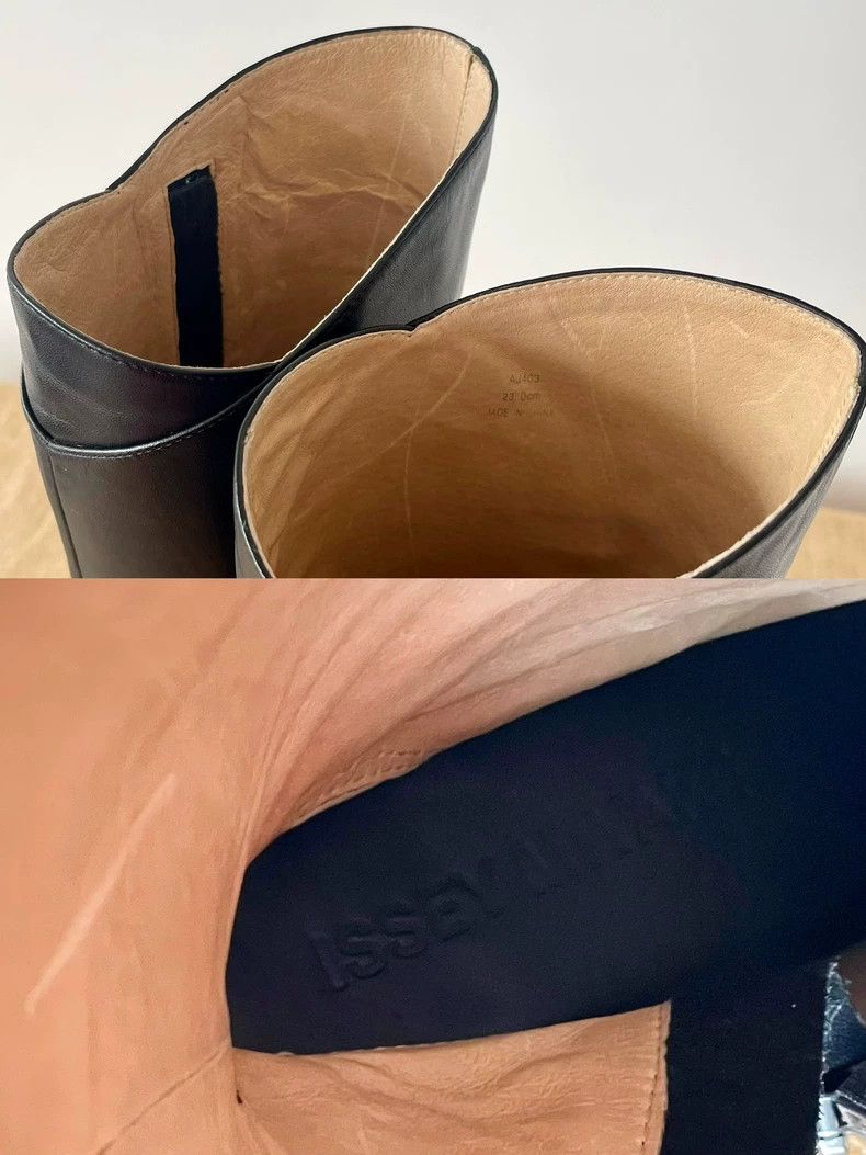 Issey Miyake Issey Miyake Mirror wedge heel knight boots Size US 5.5 / IT 35.5 - 9 Thumbnail