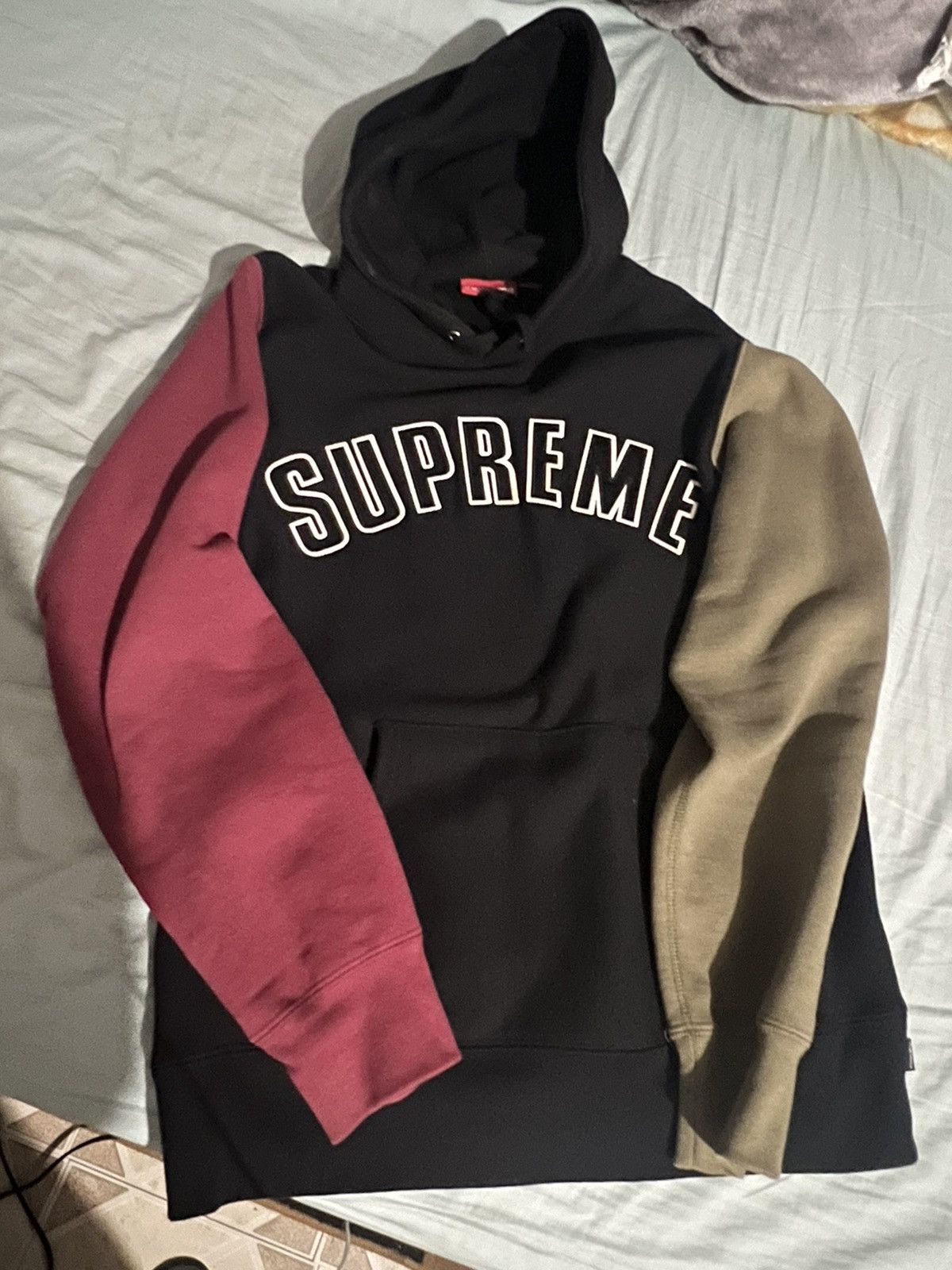 Supreme Supreme Color Blocked Hoodie | Grailed