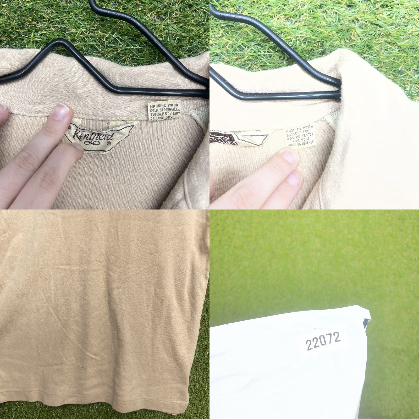 Vintage VINTAGE Kentfield Polo Shirt Mens Medium Beige Casual True V 80s Top Size US M / EU 48-50 / 2 - 8 Thumbnail