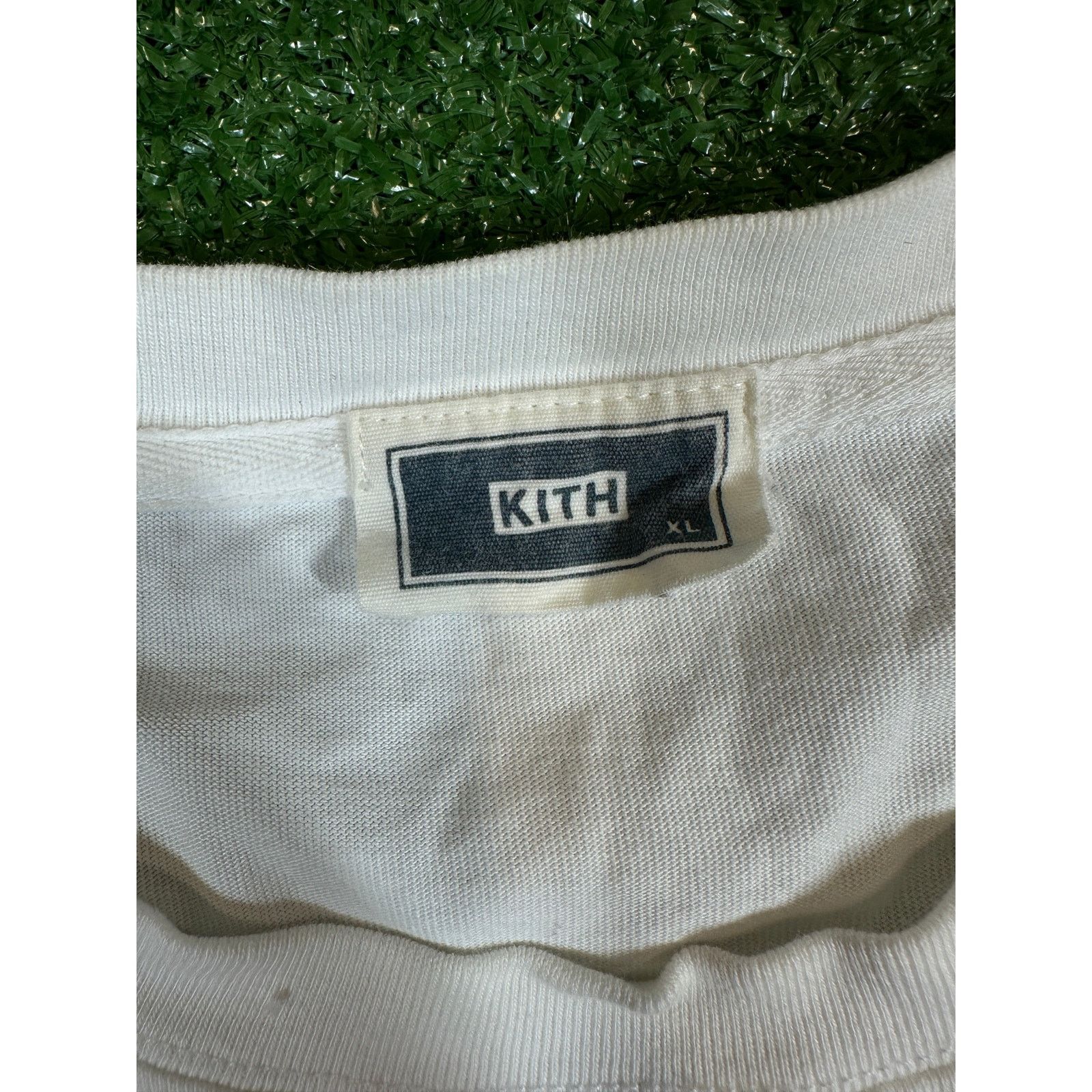 Kith Kith White S/S Lax Men's T-Shirt (USED) - Size XL Size US XL / EU 56 / 4 - 4 Thumbnail