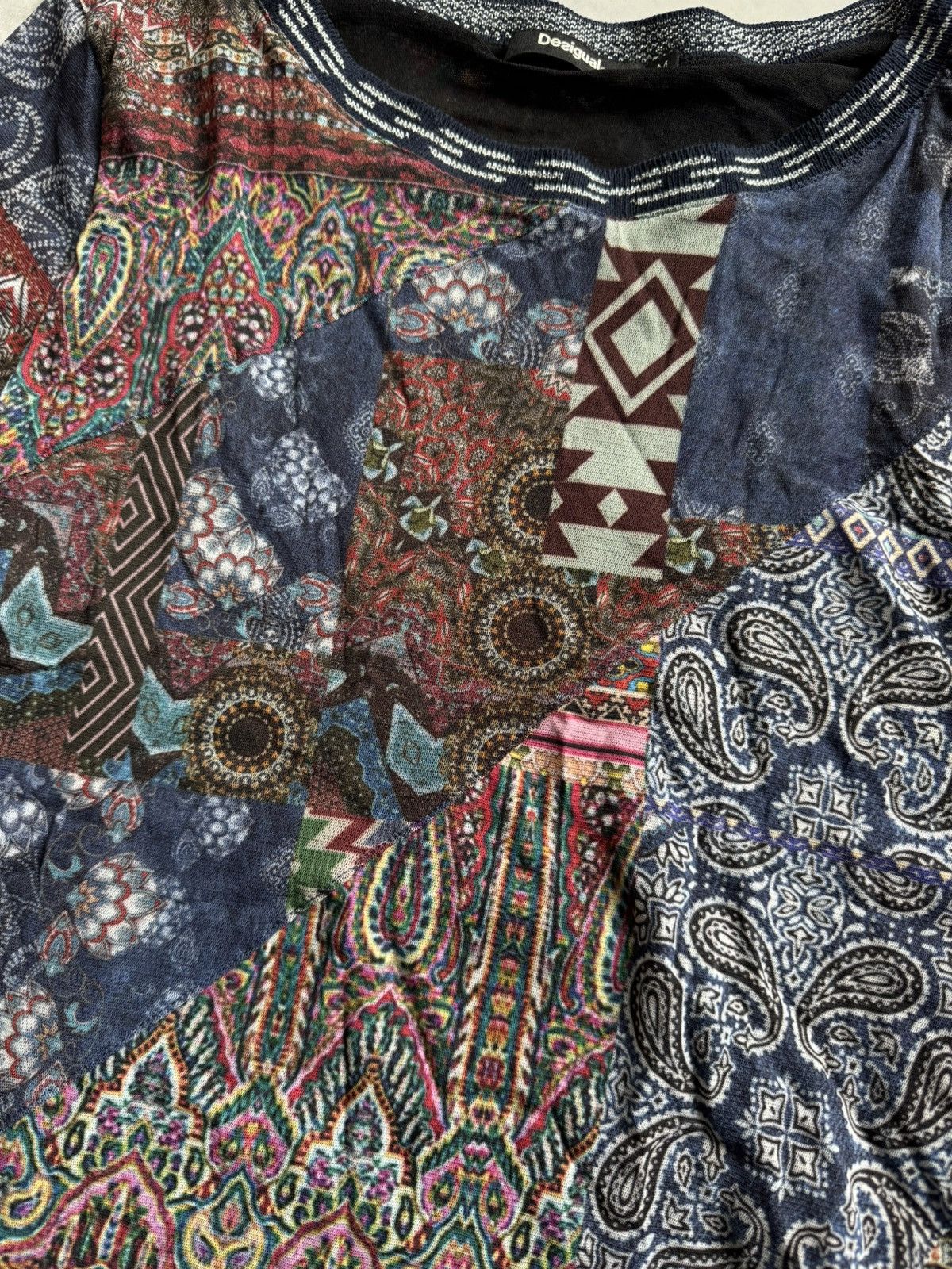 Designer × Desigual × Vintage Vintage Desiqual mesh top wmns Size M / US 6-8 / IT 42-44 - 7 Thumbnail