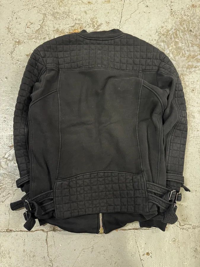 Balmain AW2017 Balmain Black Buckled Quilted Zip-up Jacket Size US M / EU 48-50 / 2 - 4 Thumbnail