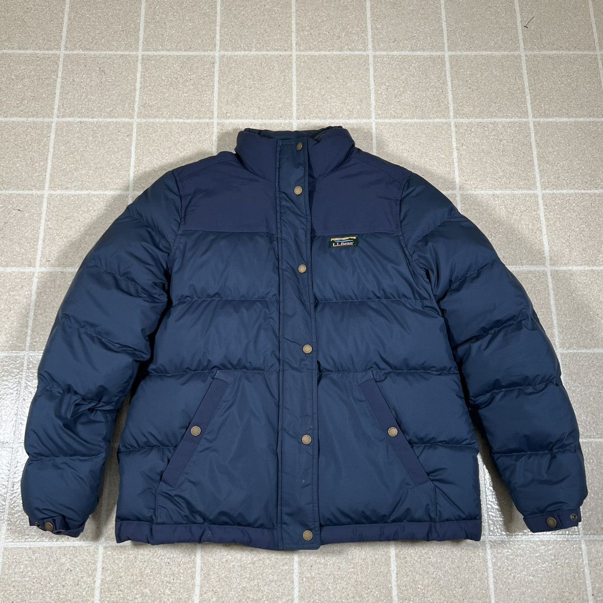 L.L. Bean L L Bean Mountain Down Puffer Jacket Sz L Blue Gorpcore Size L / US 10 / IT 46 - 1 Thumbnail