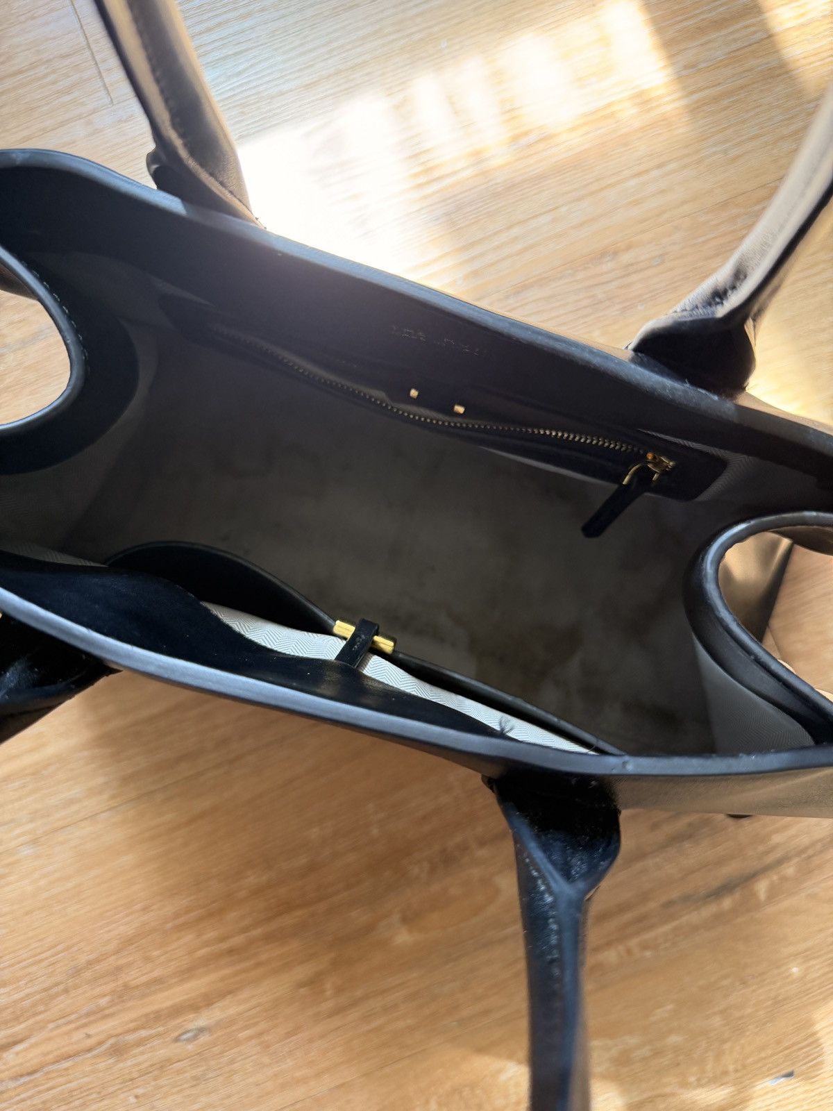 The Row The Row Margaux 15 Tote Black/Gold Hardware Size ONE SIZE - 2 Thumbnail
