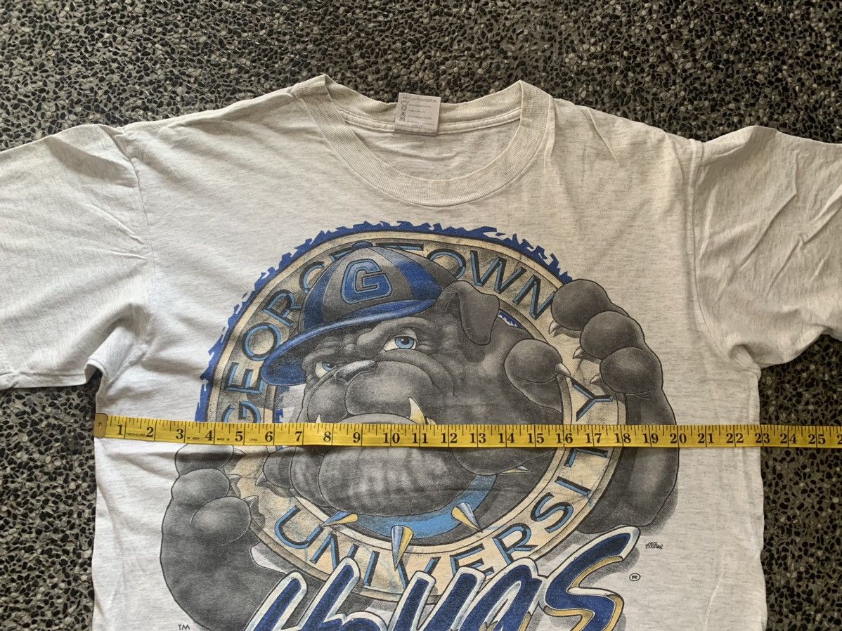 Vintage Vintage 90s University Of Georgetown Hoyas T shirt Size US L / EU 52-54 / 3 - 10 Thumbnail