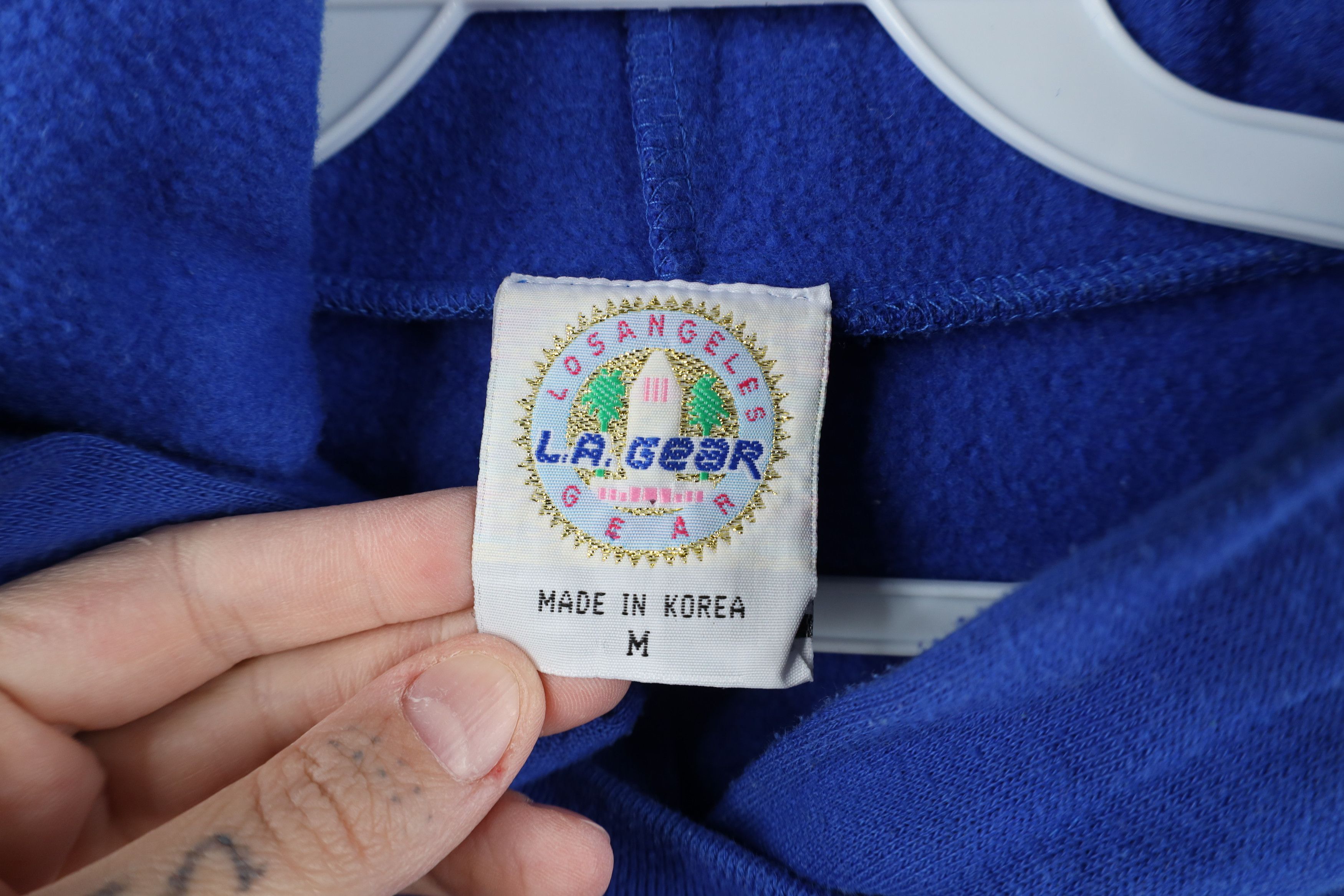 Vintage Vintage 90s LA Gear Cropped After Hood Hoodie Sweatshirt Size M / US 6-8 / IT 42-44 - 6 Thumbnail