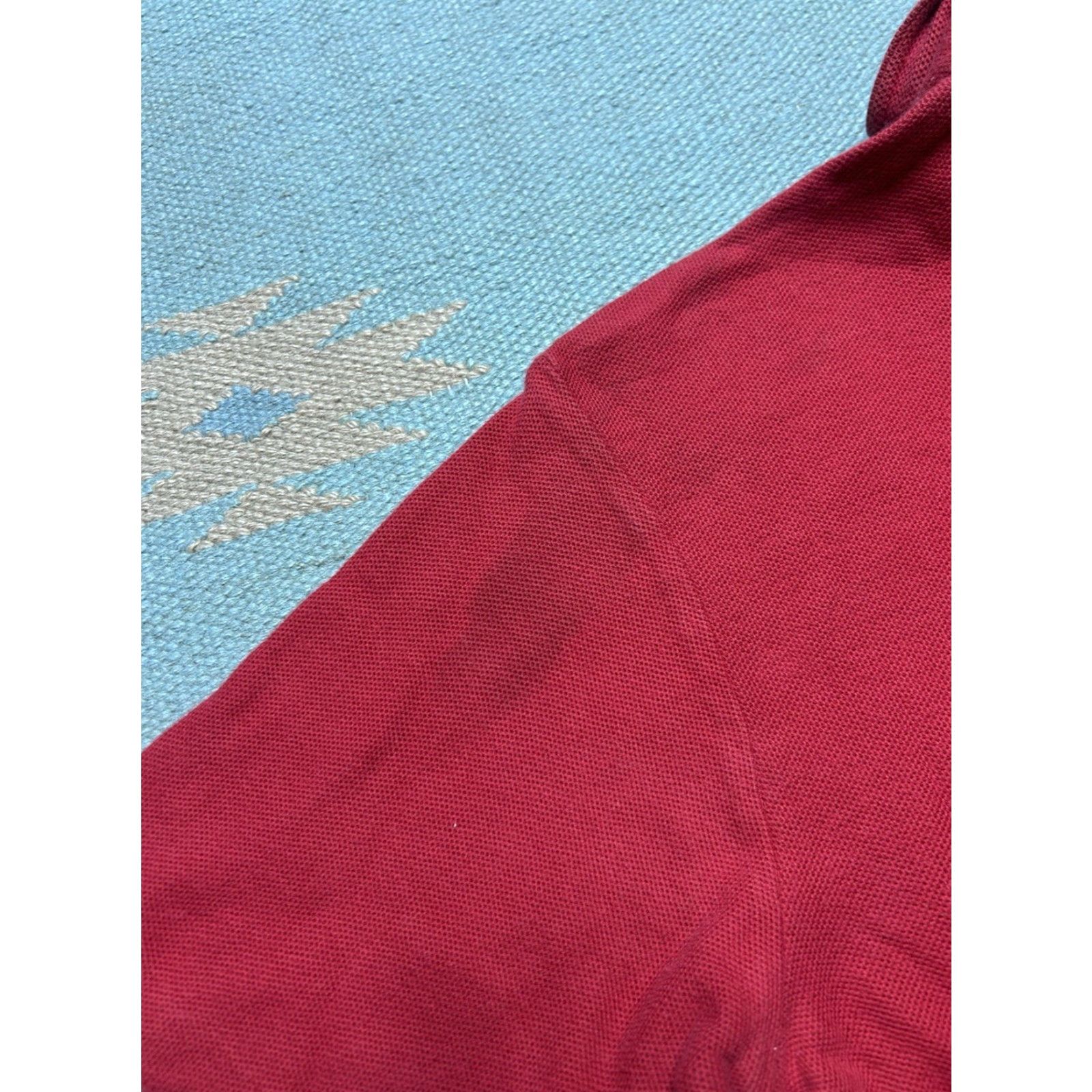 Vintage VINTAGE 1970s polo shirt Knit Cotton Crimson red Blank Men’s M Short Sleeve Shirt Mens 70s Polo Size US M / EU 48-50 / 2 - 5 Thumbnail