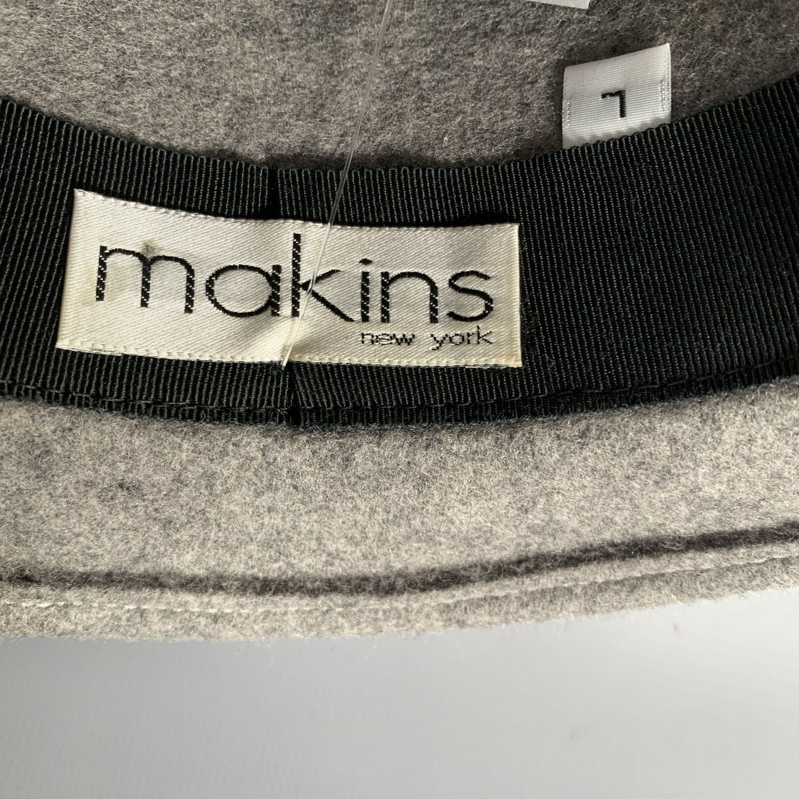 Other MAKINS Size L Grey Black Heather Felt Hats Size ONE SIZE - 6 Thumbnail