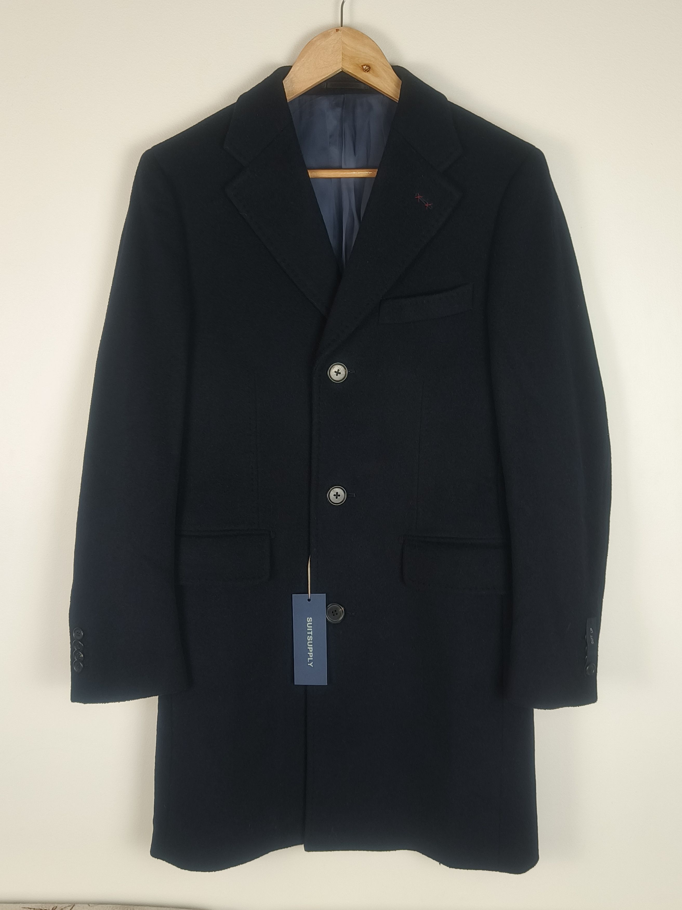 Suitsupply Suitsupply Personal Tailoring Wool Overcoat Size US S / EU 44-46 / 1 - 1 Thumbnail