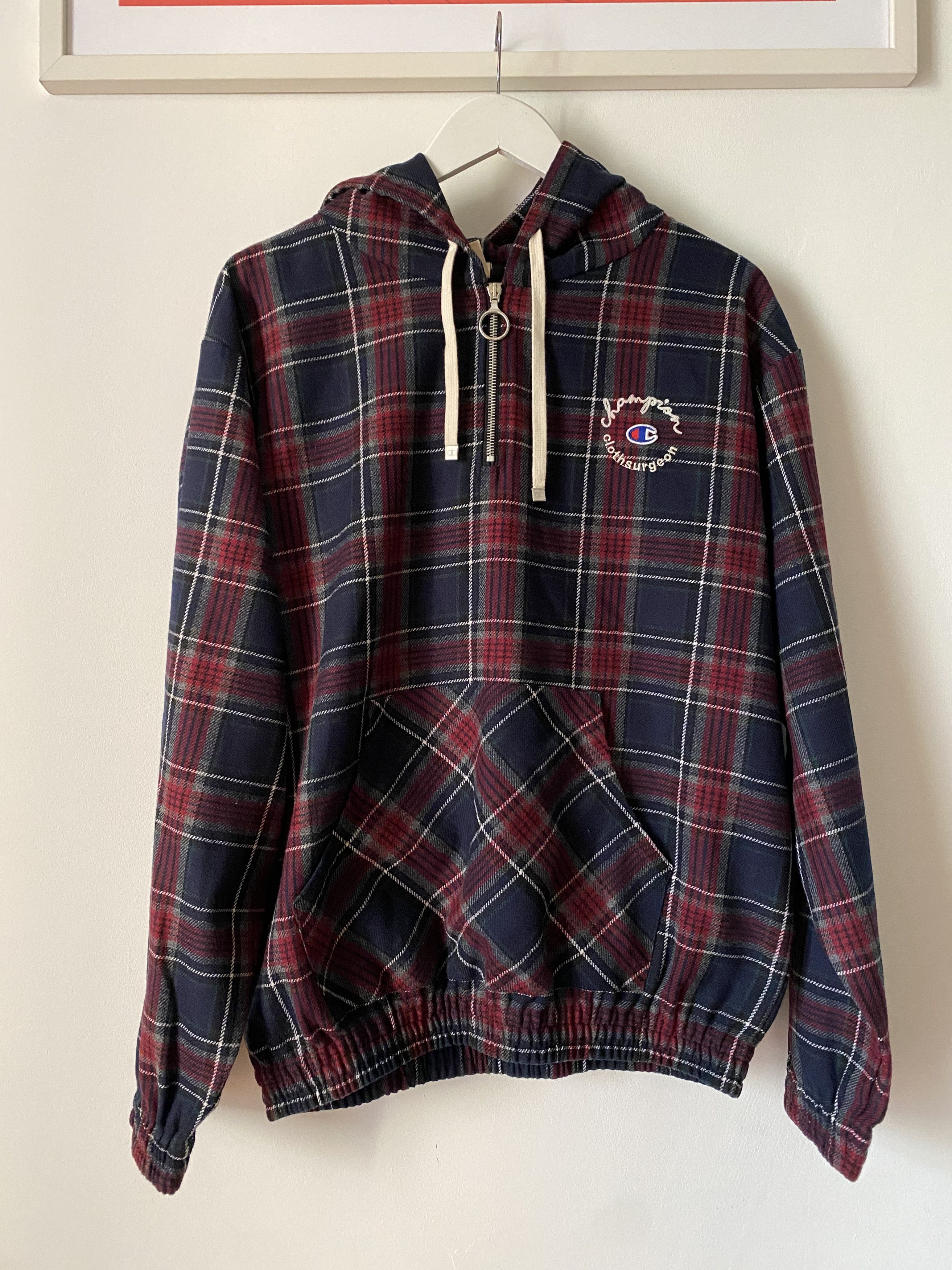 Champion X Clothsurgeon Half Zip Hooded Sweatshirt