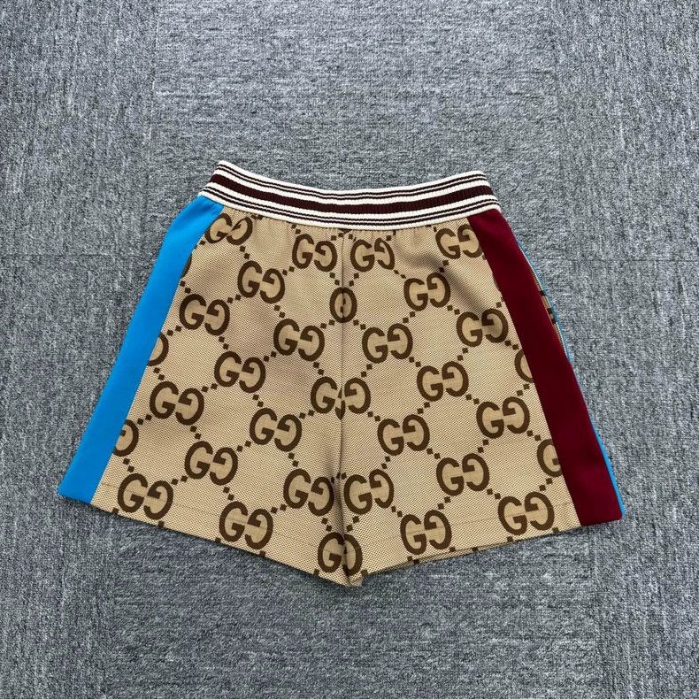 Gucci Gucci Size S Contrast color striped old flower shorts 2505 Size 26" / US 2 / IT 38 - 5 Thumbnail