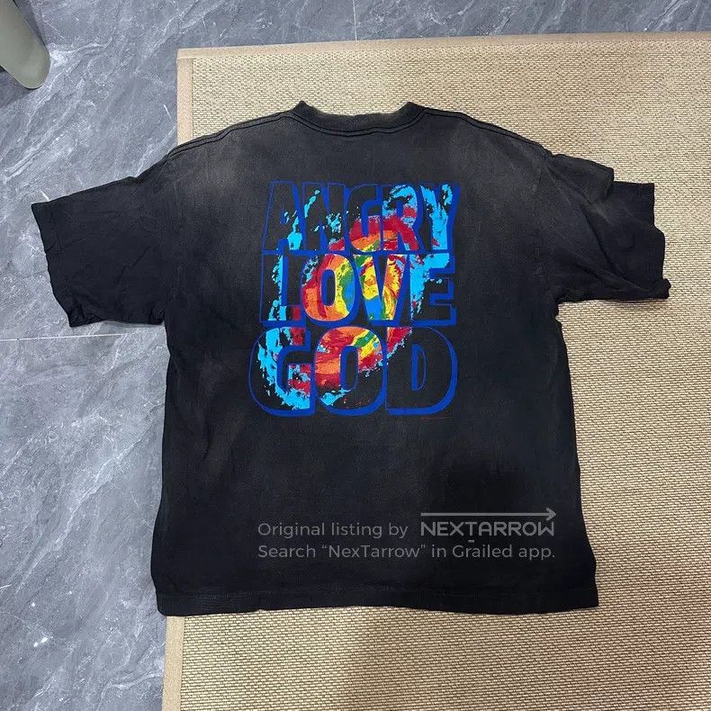 Saint Michael Saint Michael Collaboration Washed Swirl Rainbow Short Sle Size US XL / EU 56 / 4 - 2 Thumbnail