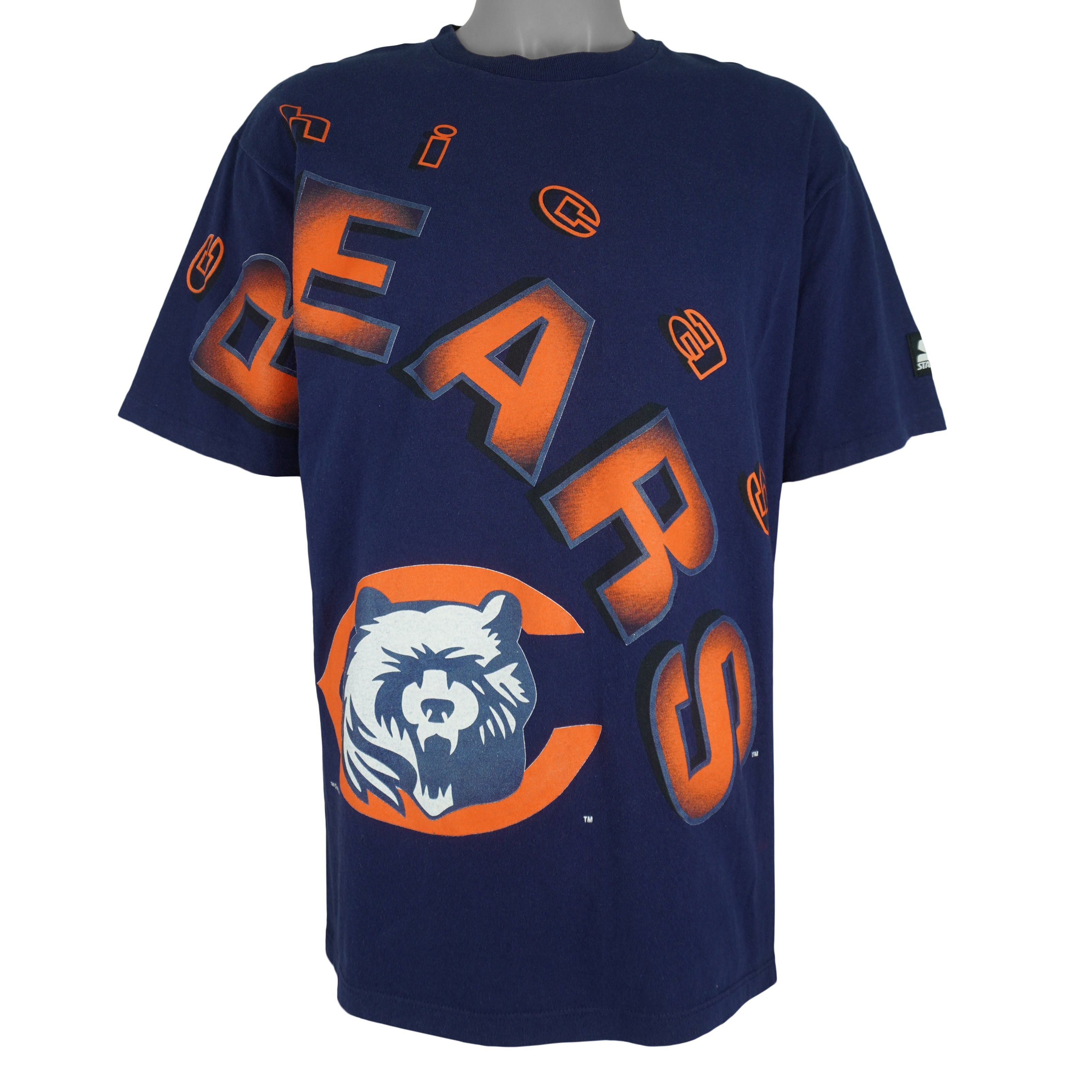 Starter NFL - Chicago Bears Sweeping Arch T-Shirt 1993 Size US L / EU 52-54 / 3 - 1 Thumbnail