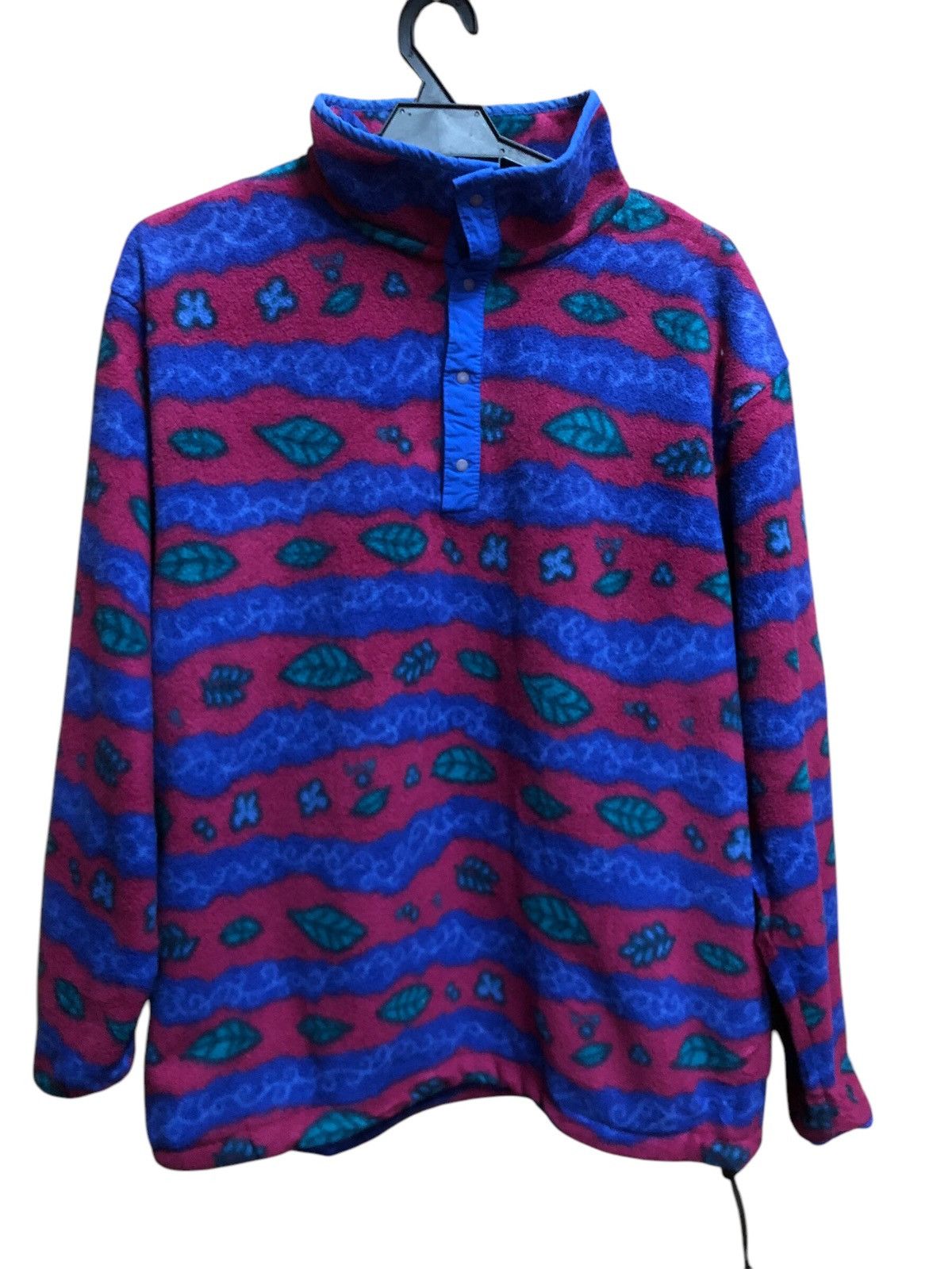 L.L. Bean × Vintage Vintage LL Bean Fleece Half Button Pull Over Size US M / EU 48-50 / 2 - 1 Thumbnail