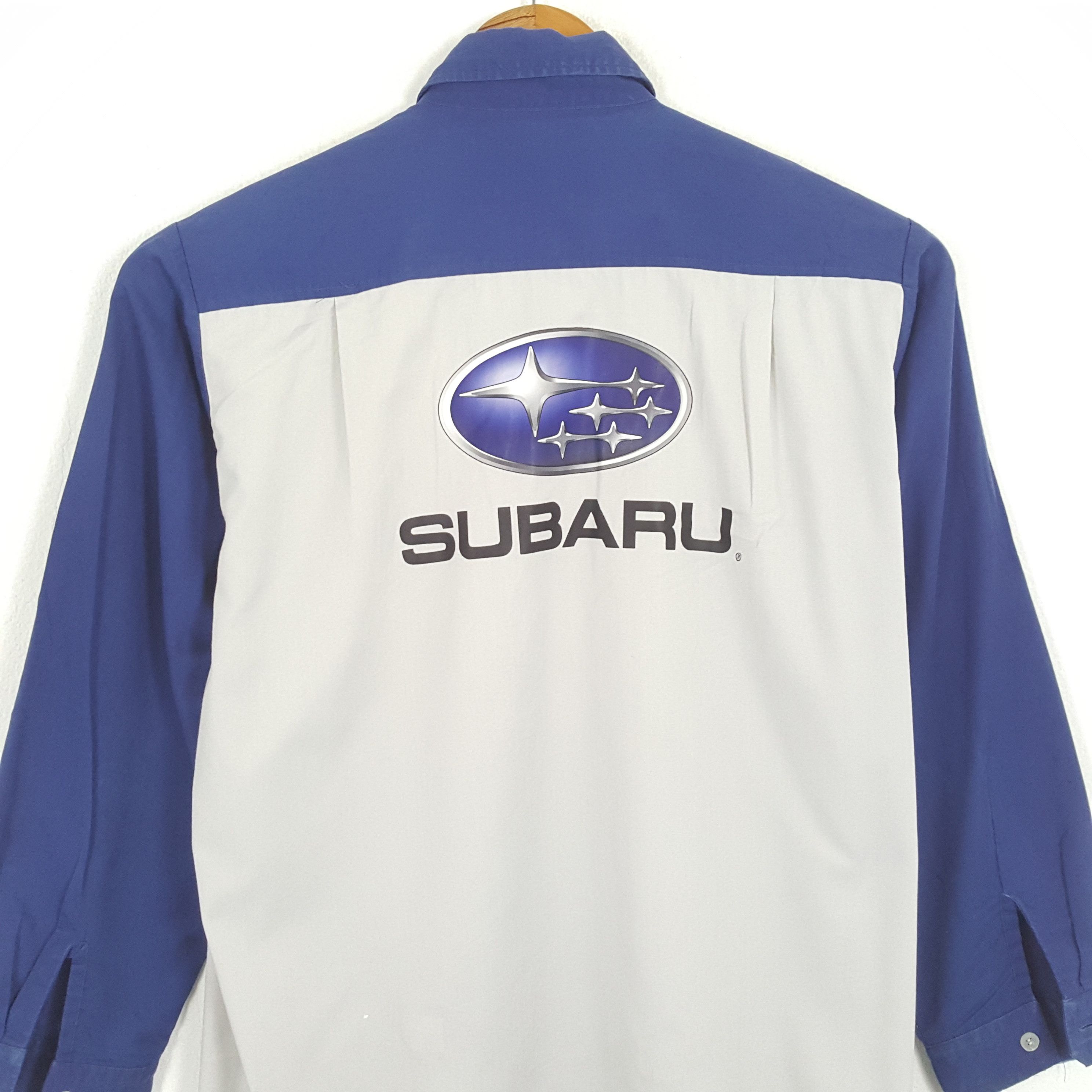 Vintage Vintage SUBARU Japanese Motorsports Crew Shirt Jacket Size US L / EU 52-54 / 3 - 2 Thumbnail