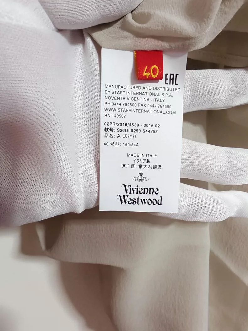 Vivienne Westwood vivienne westwood Ms.silk round collar shirt Size XS / US 0-2 / IT 36-38 - 5 Thumbnail