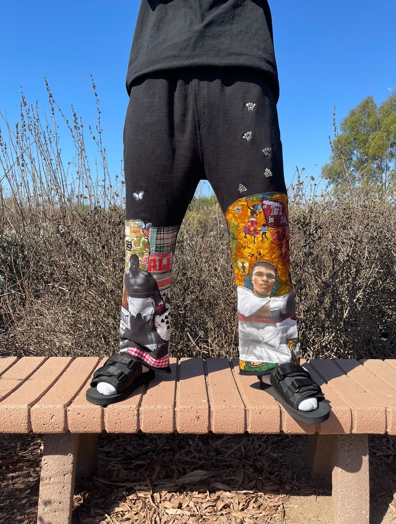 Other Bluesin’s “Even Before I Knew I Was Muhammad Ali Sweatpants Size US 34 / EU 50 - 7 Thumbnail