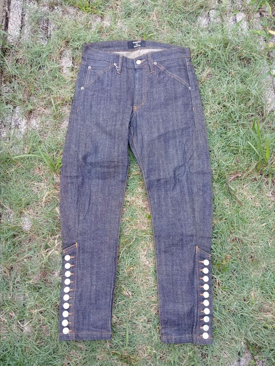 Issey Miyake Vintage Cabane de Zucca Issey Miyake Ankle Button Jeans Size US 31 - 1 Thumbnail