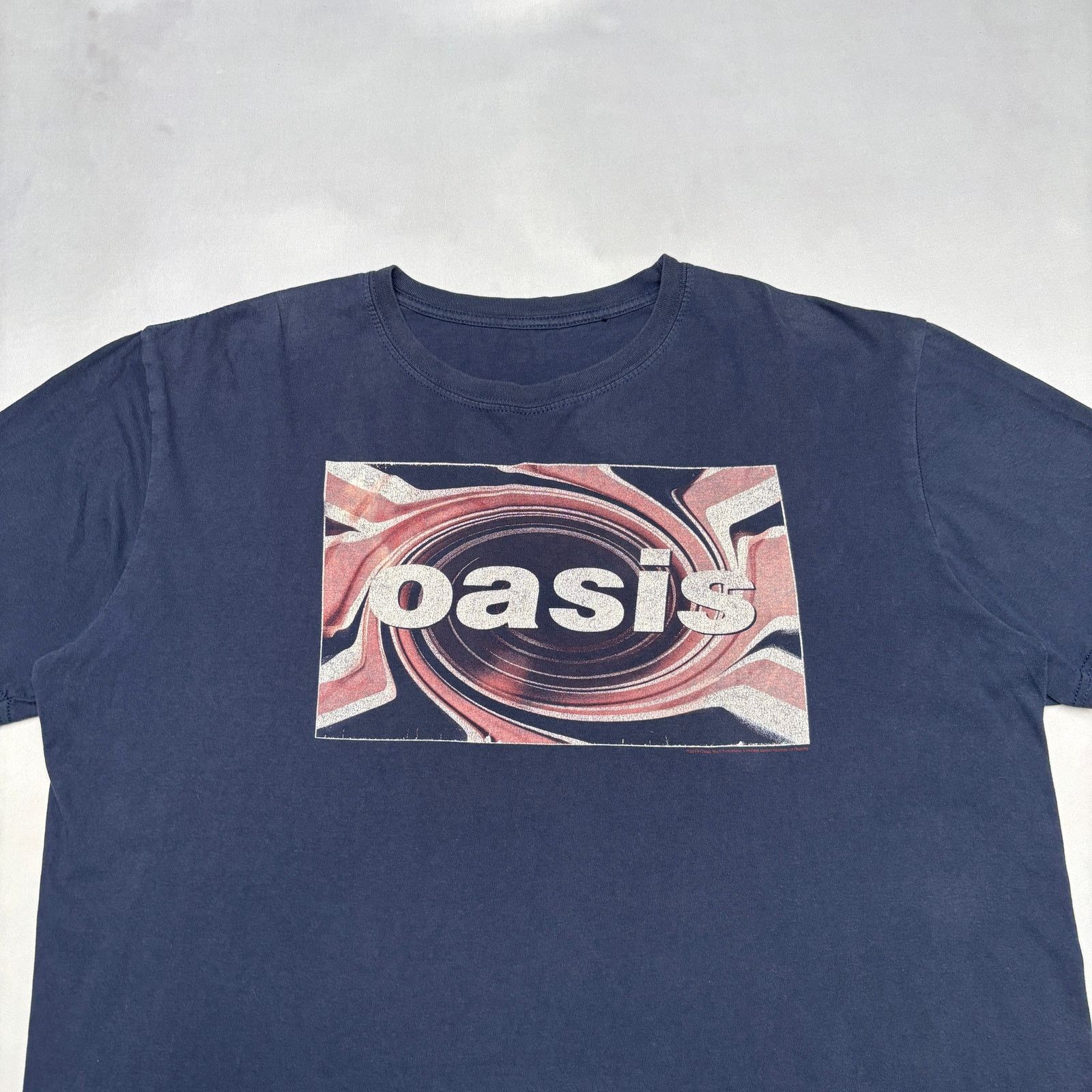 Other Oasis Union Jack Swirl Logo Shirt Men's 25x27 Noel Gallagher Size US XL / EU 56 / 4 - 2 Thumbnail