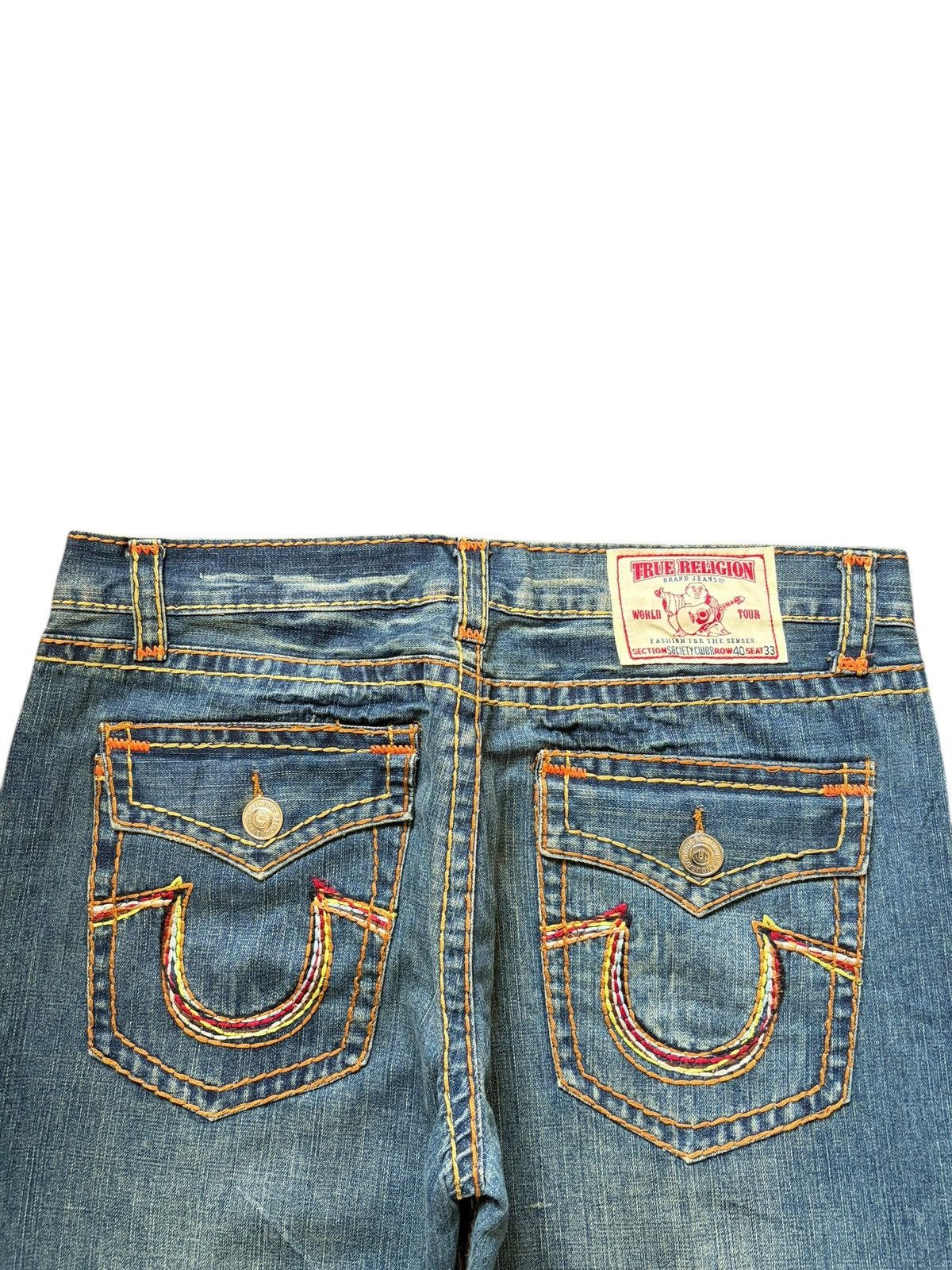 True Religion Vintage True Religion Society Cubr Embroidered Baggy Jeans Size US 39 - 4 Thumbnail