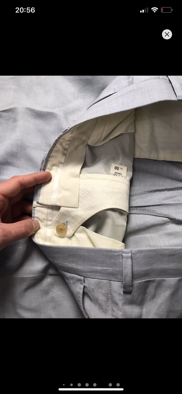 Givenchy Givenchy Gentleman Lana Lino luxury suit Size 50R - 23 Thumbnail