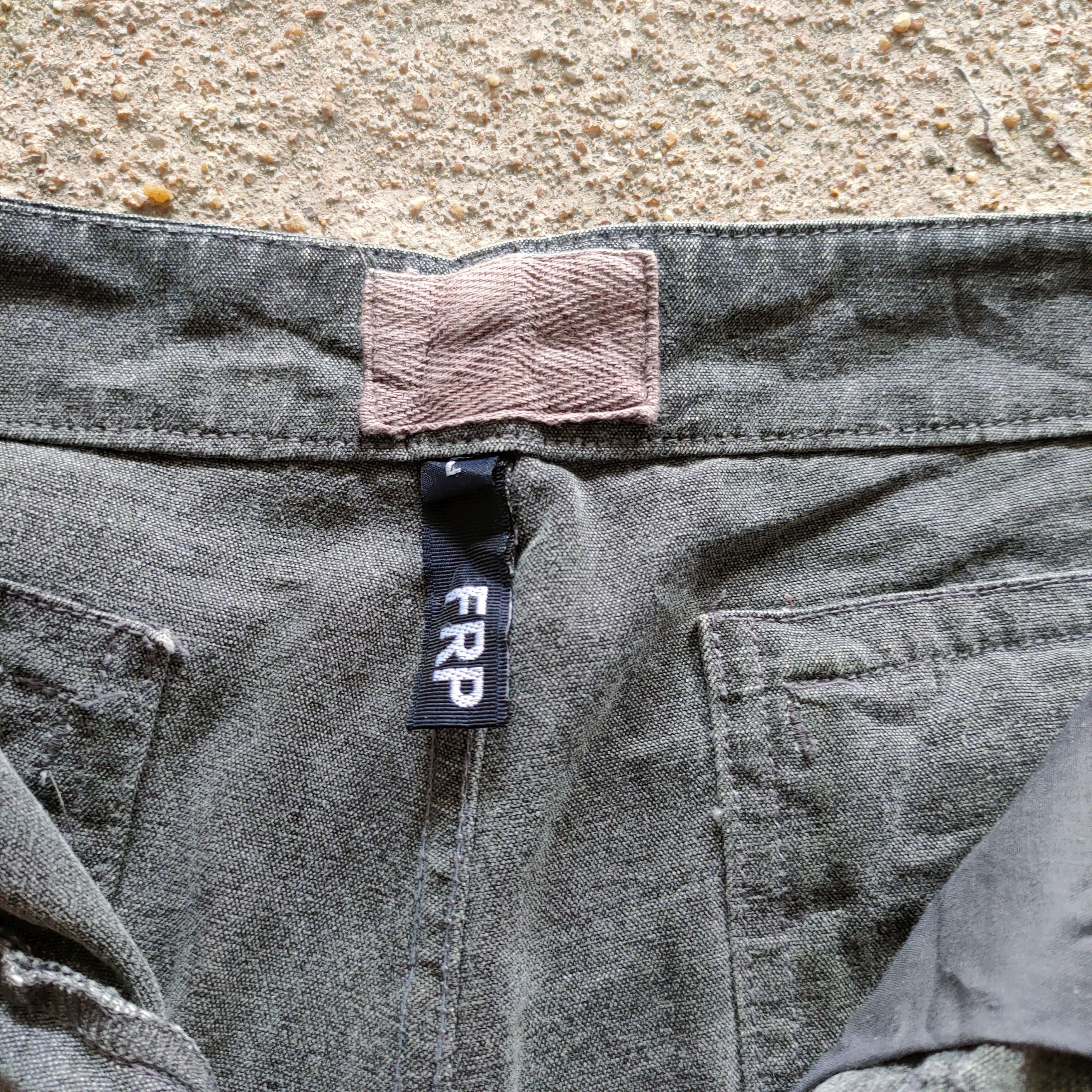 Japanese Brand VINTAGE FRP FADED BLACK ANKLE ZIP BUSH PANTS Size US 32 / EU 48 - 6 Thumbnail