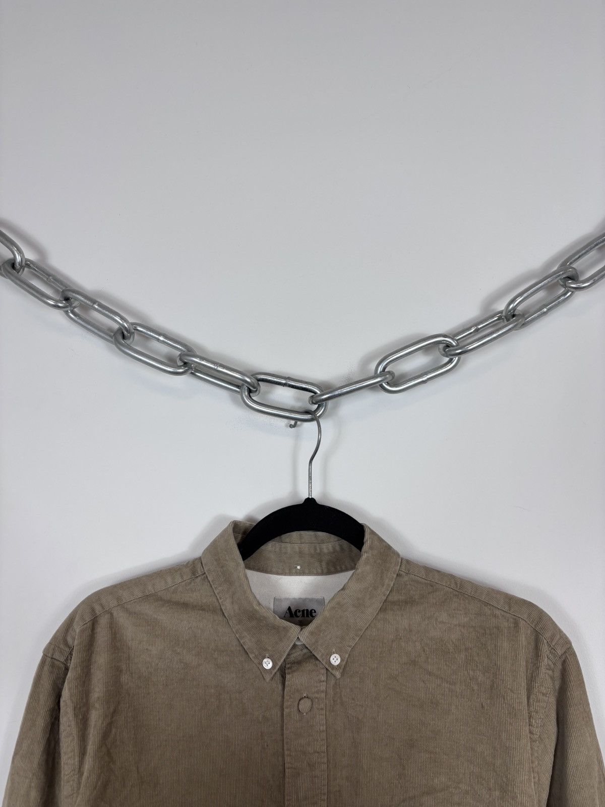 Acne Studios Acne Studios Isherwood Corduroy Velvet Long Sleeve Shirt Size US M / EU 48-50 / 2 - 3 Thumbnail