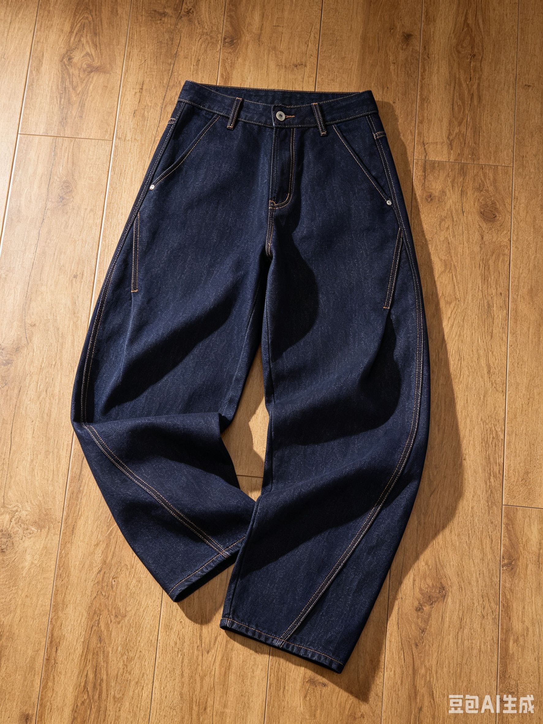 Other High Waisted Dark Denim Balloon Pants Size US 33 - 1 Thumbnail