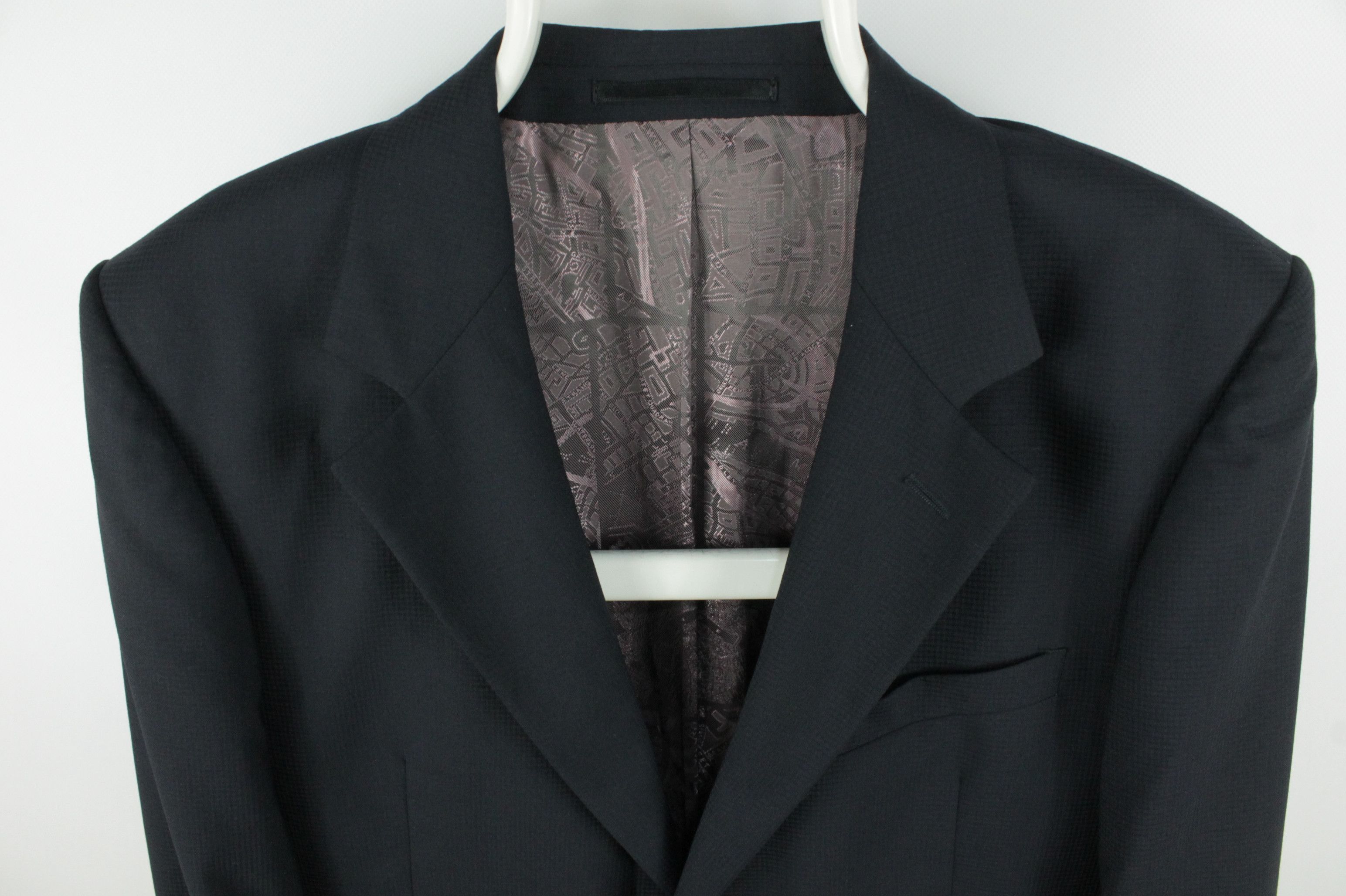 Paul Smith Paul Smith The Floral Navy Wool Slim Fit Suit Blazer Men's Size US M / EU 48-50 / 2 - 2 Thumbnail
