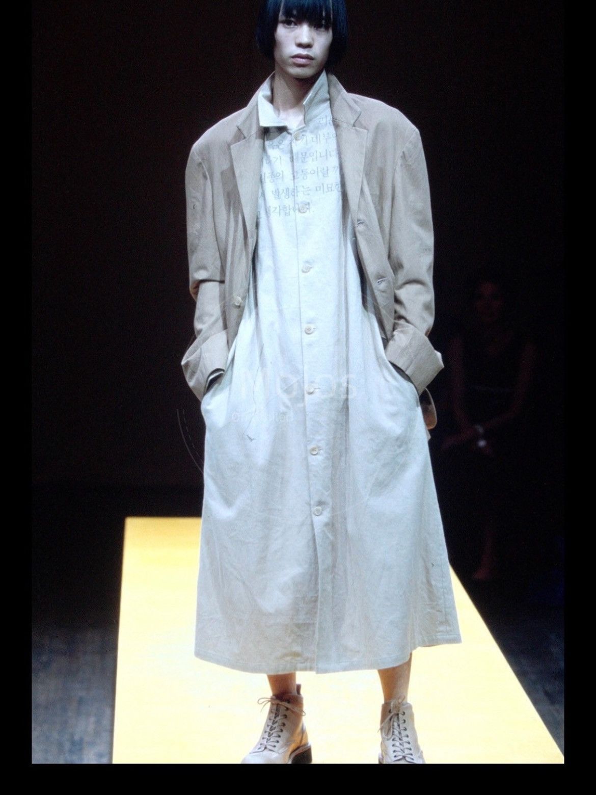 Yohji Yamamoto Sz 2 Yohji Yamamoto Pour Homme 00SS Red Neck Jacket-2508 Size US M / EU 48-50 / 2 - 9 Thumbnail