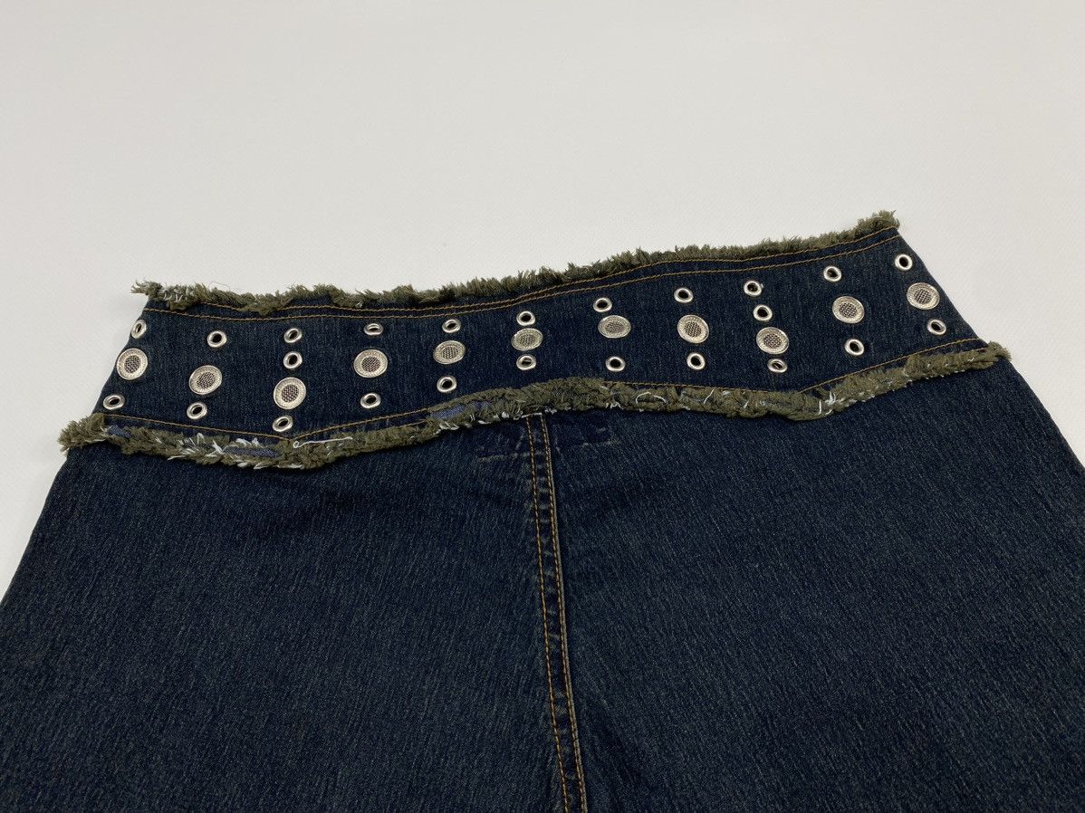 Vintage LASTDROP🔥 Y2K Studded Distressed Style Boho Belt Mini Shorts Size 28" / US 6 / IT 42 - 9 Thumbnail