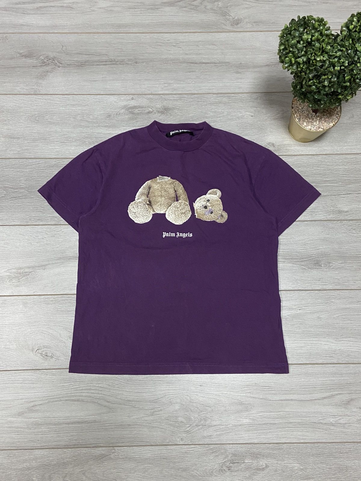 Palm Angels Palm Angels Bear T-Shirt Medium Size US L / EU 52-54 / 3 - 1 Thumbnail