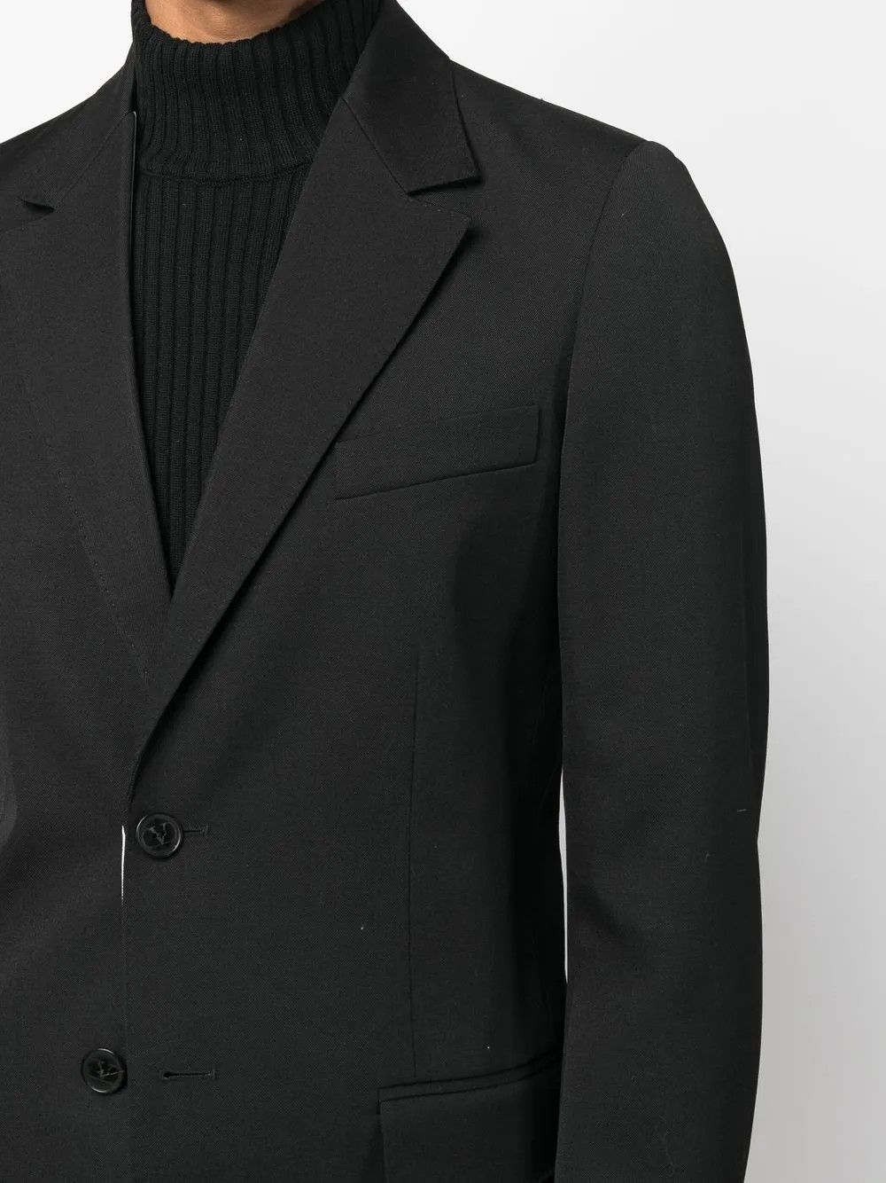 Valentino o1y0525 Blazer in Black Size US M / EU 48-50 / 2 - 2 Thumbnail