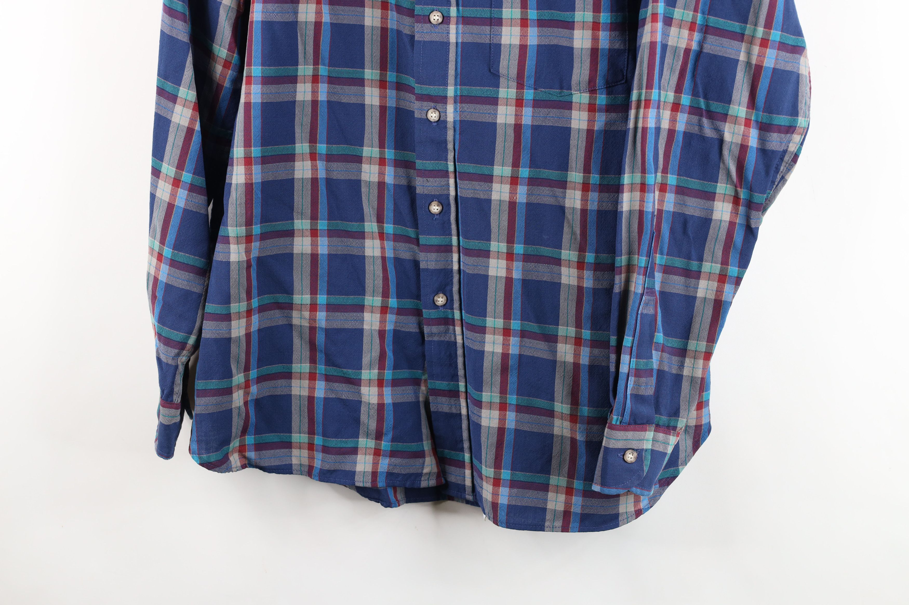 Pendleton Vintage 70s Pendleton Virgin Wool Knit Button Shirt USA Size US L / EU 52-54 / 3 - 3 Thumbnail