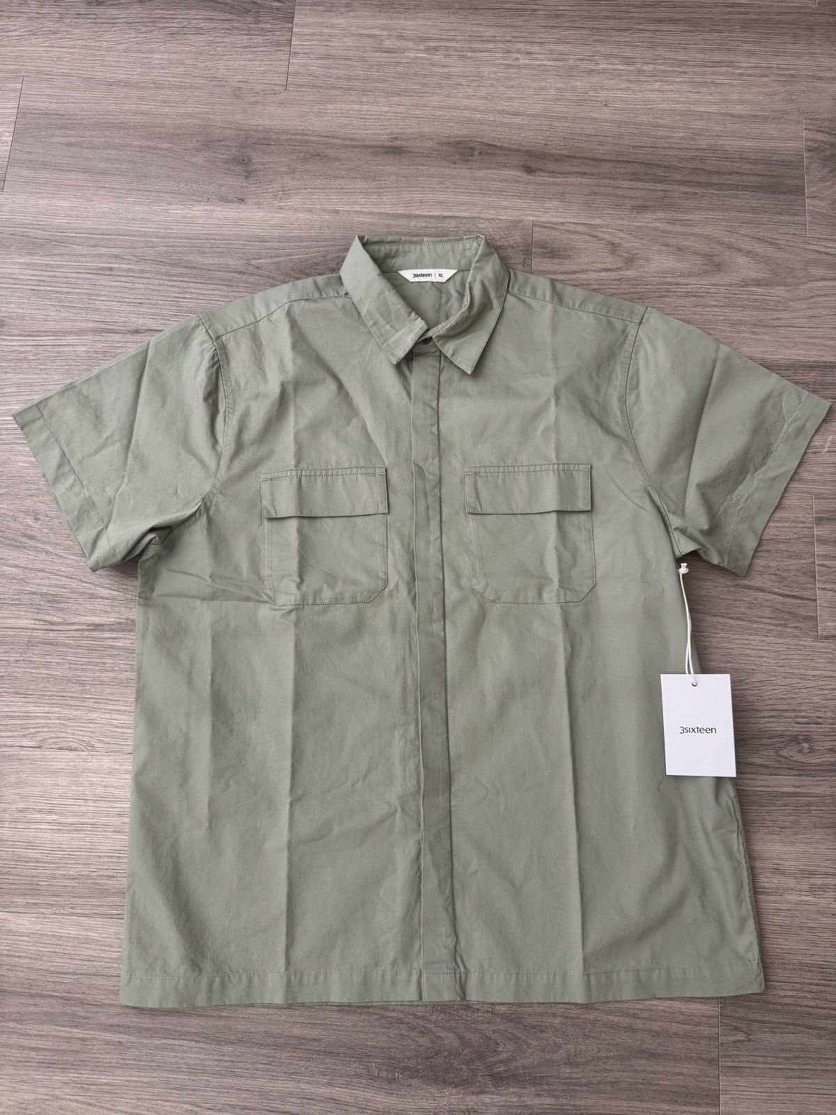 3sixteen Garage Shirt - Seafoam - NEW Size US XL / EU 56 / 4 - 1 Thumbnail
