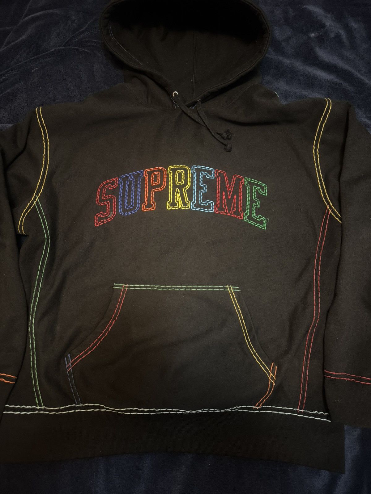 Supreme Supreme Collegiate Half Zip Pullover in Ash Grey