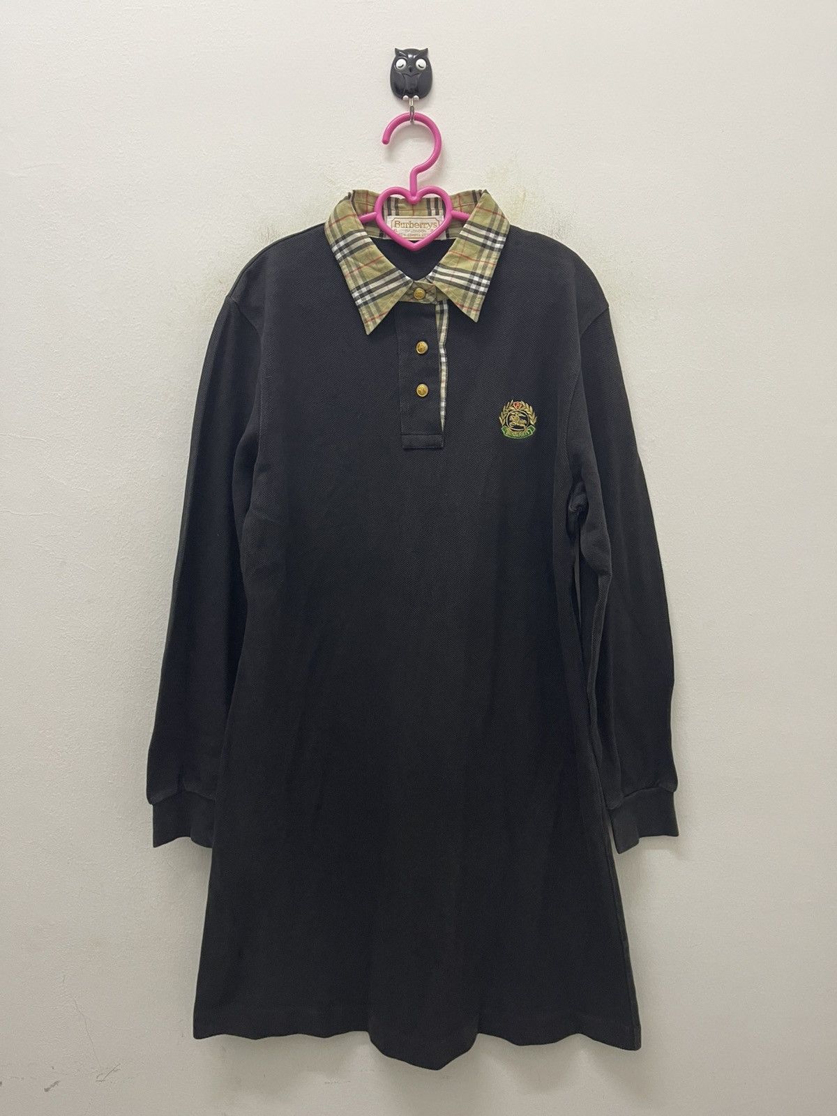 Burberry Rare 90s Vintage BURBERRYS Polo Dress Size XL / US 12-14 / IT 48-50 - 1 Thumbnail