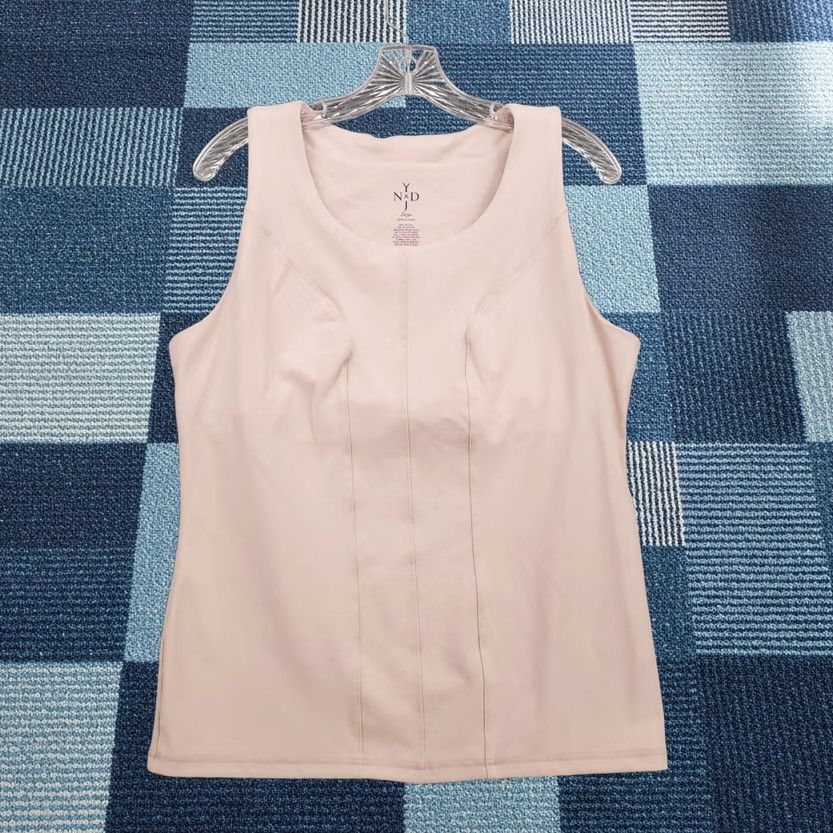Pinko NYDY Tank Top Women L Large Pink Scoop Neck Pullover Stretch Sleeveless Size L / US 10 / IT 46 - 1 Thumbnail