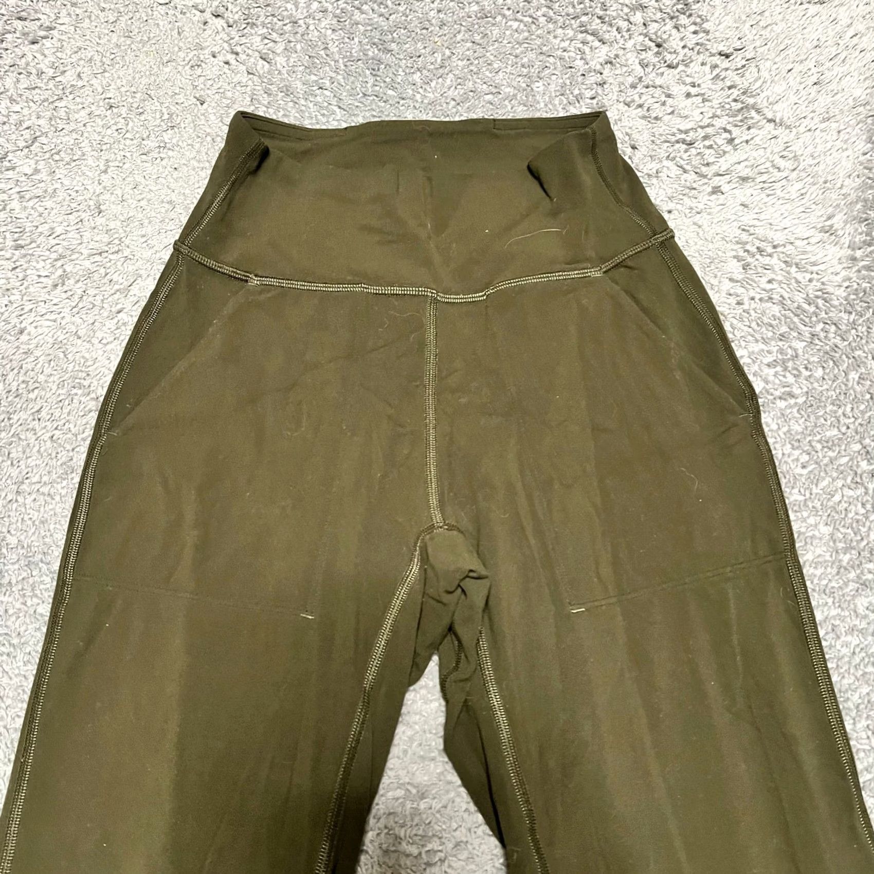 Lululemon VINTAGE Lululemon Align Jogger 28" Womens 2 Green Nulu Pull On Pants W5CO2S Size 26" / US 2 / IT 38 - 2 Thumbnail