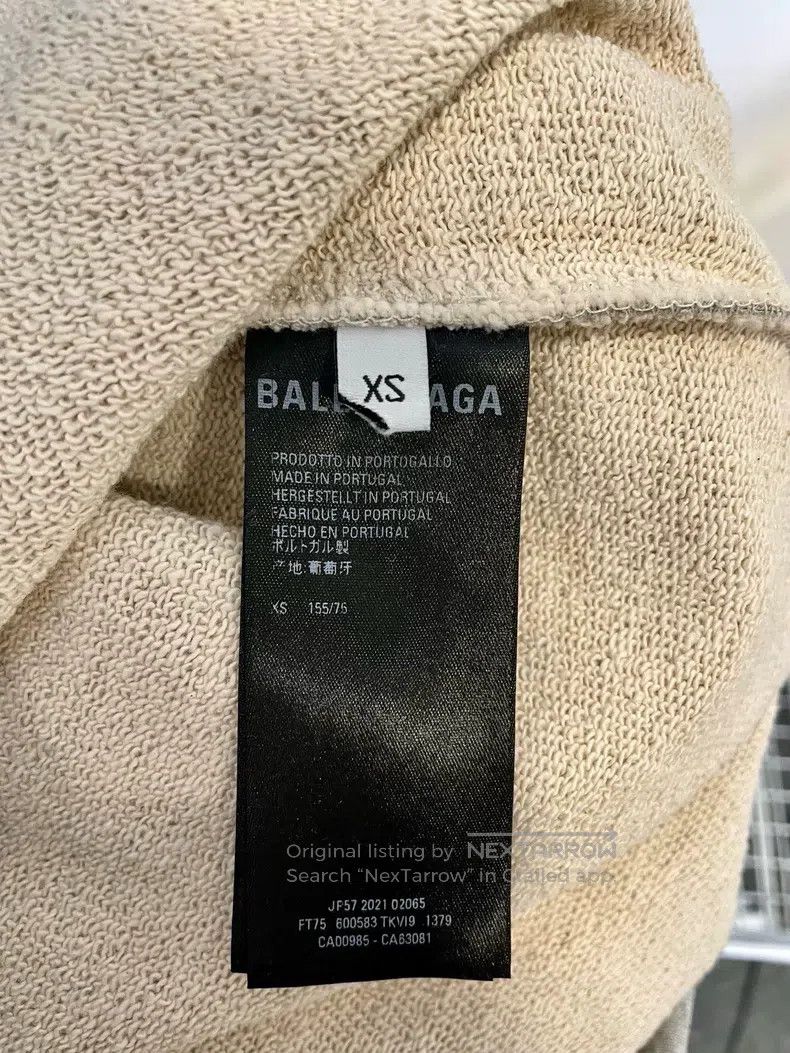 Balenciaga Balenciaga White Coke Embroidery Hooded Gray Sweatshirt Size US XS / EU 42 / 0 - 4 Thumbnail